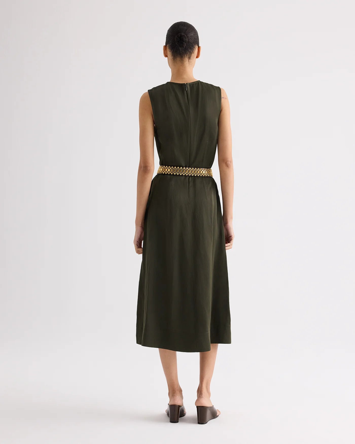 TWP Crew Neck Dress w/ Darts