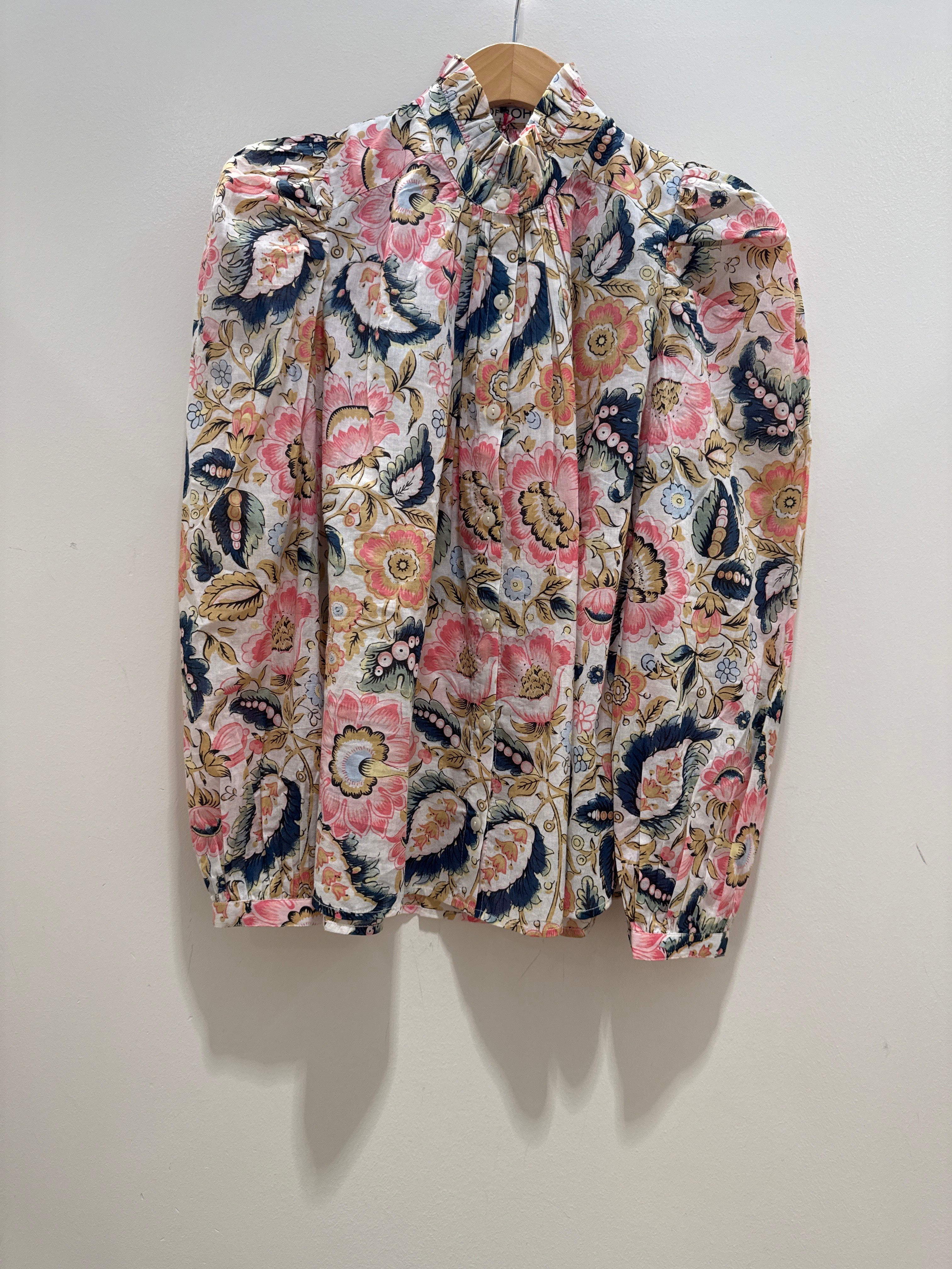 Alix of Bohemia Annabel Melon Bloom Shirt