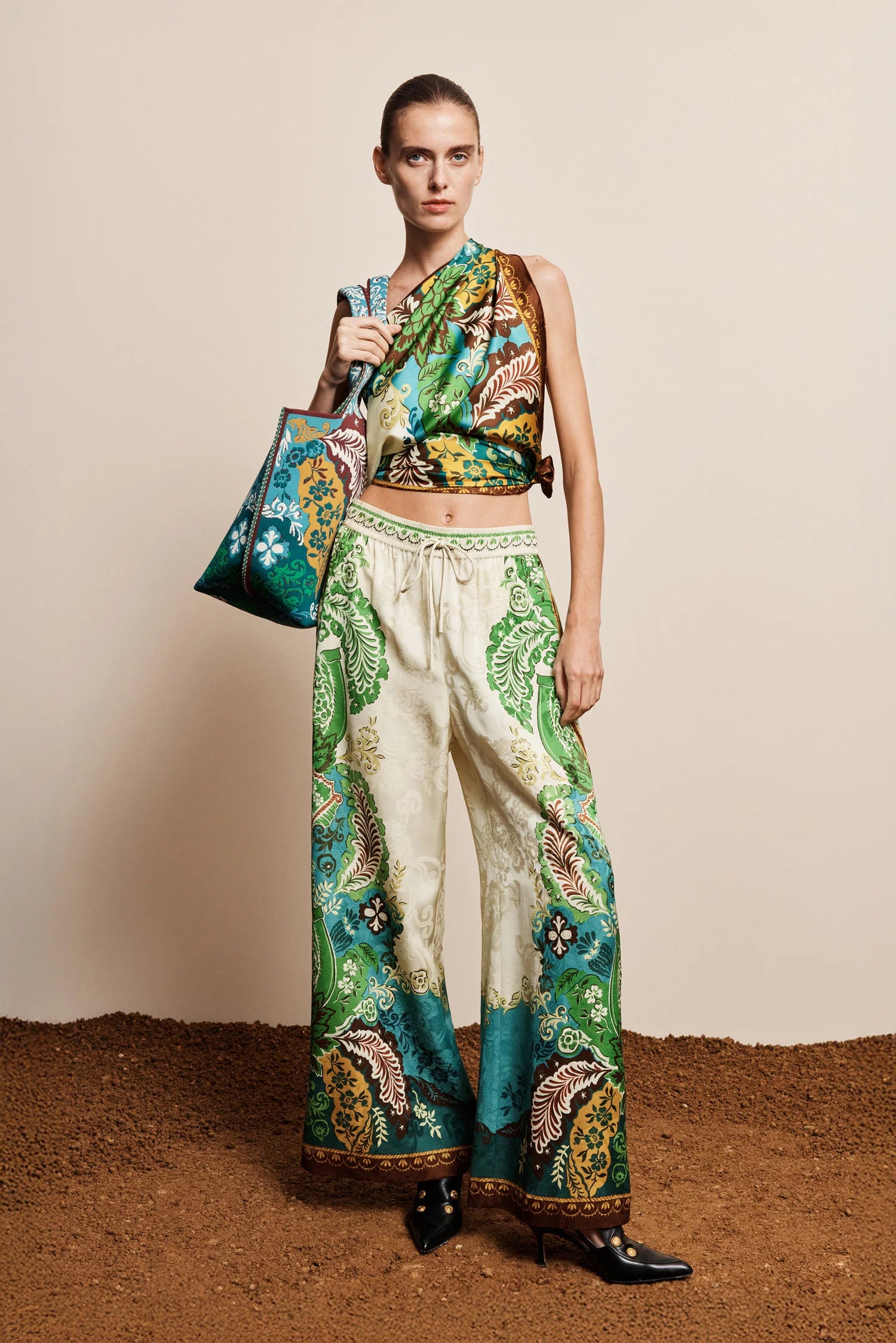Alemais Florence Silk Scarf