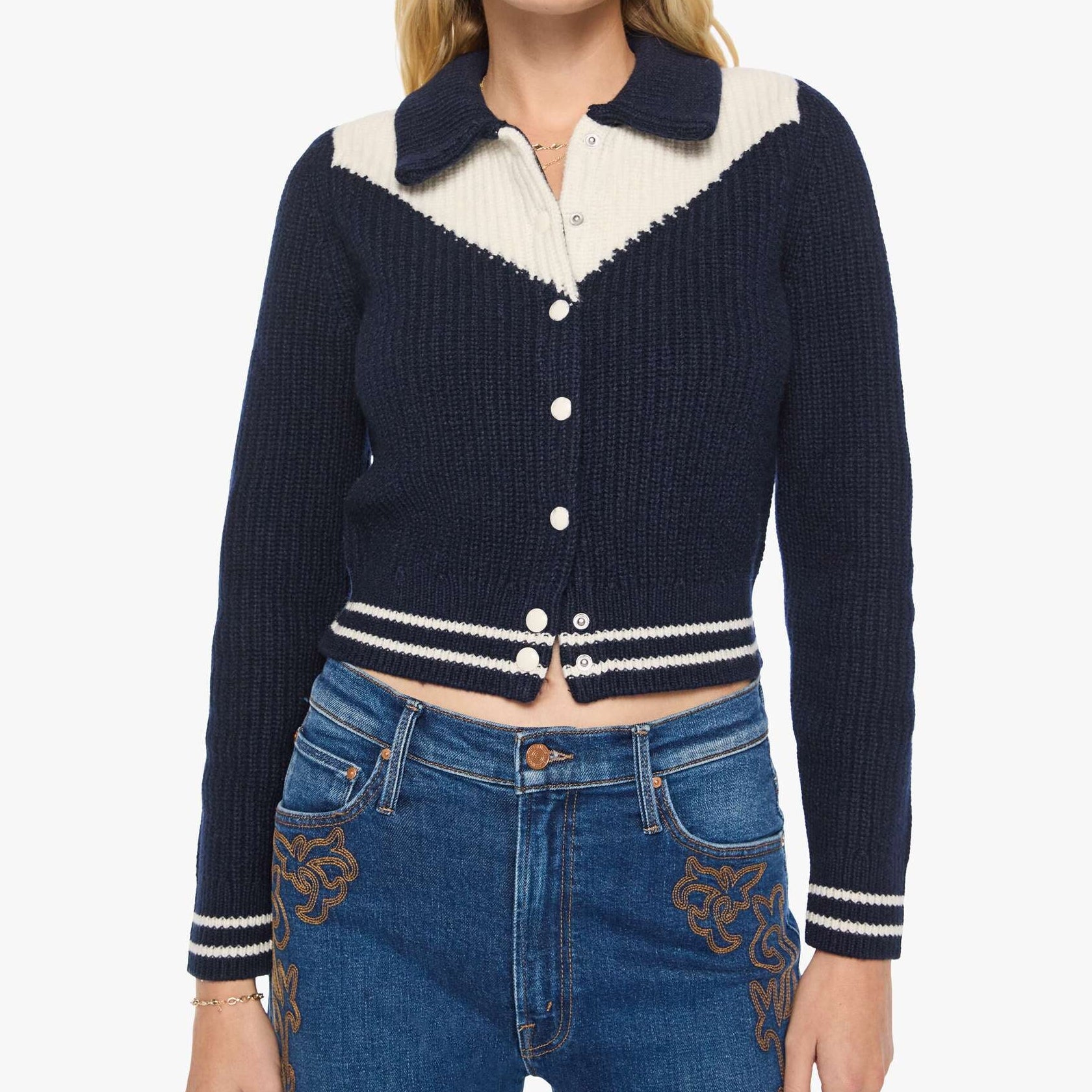 Mother The Baby Raquette Cardigan