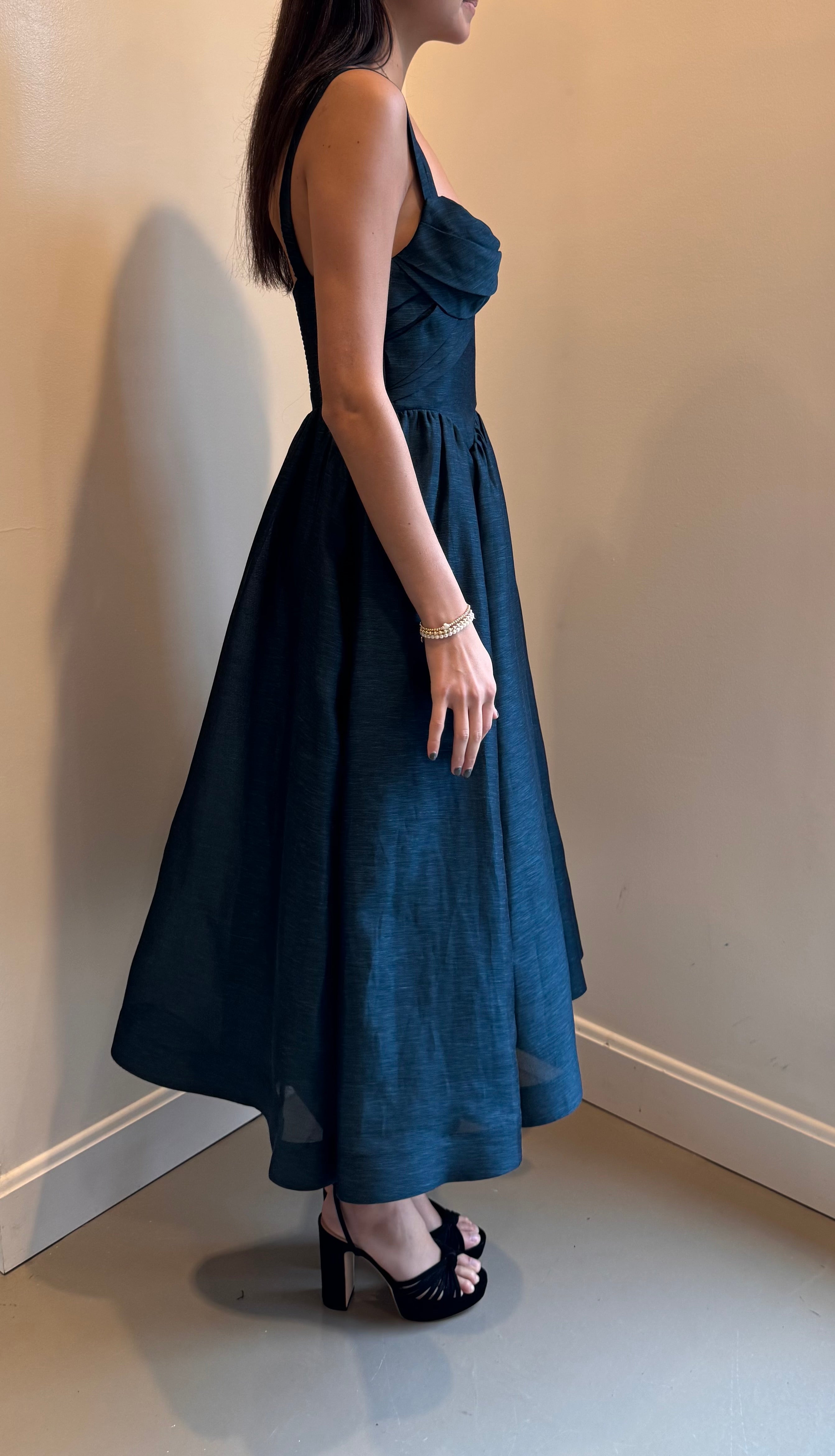 Zimmermann Rebellion Drape Midi Dress