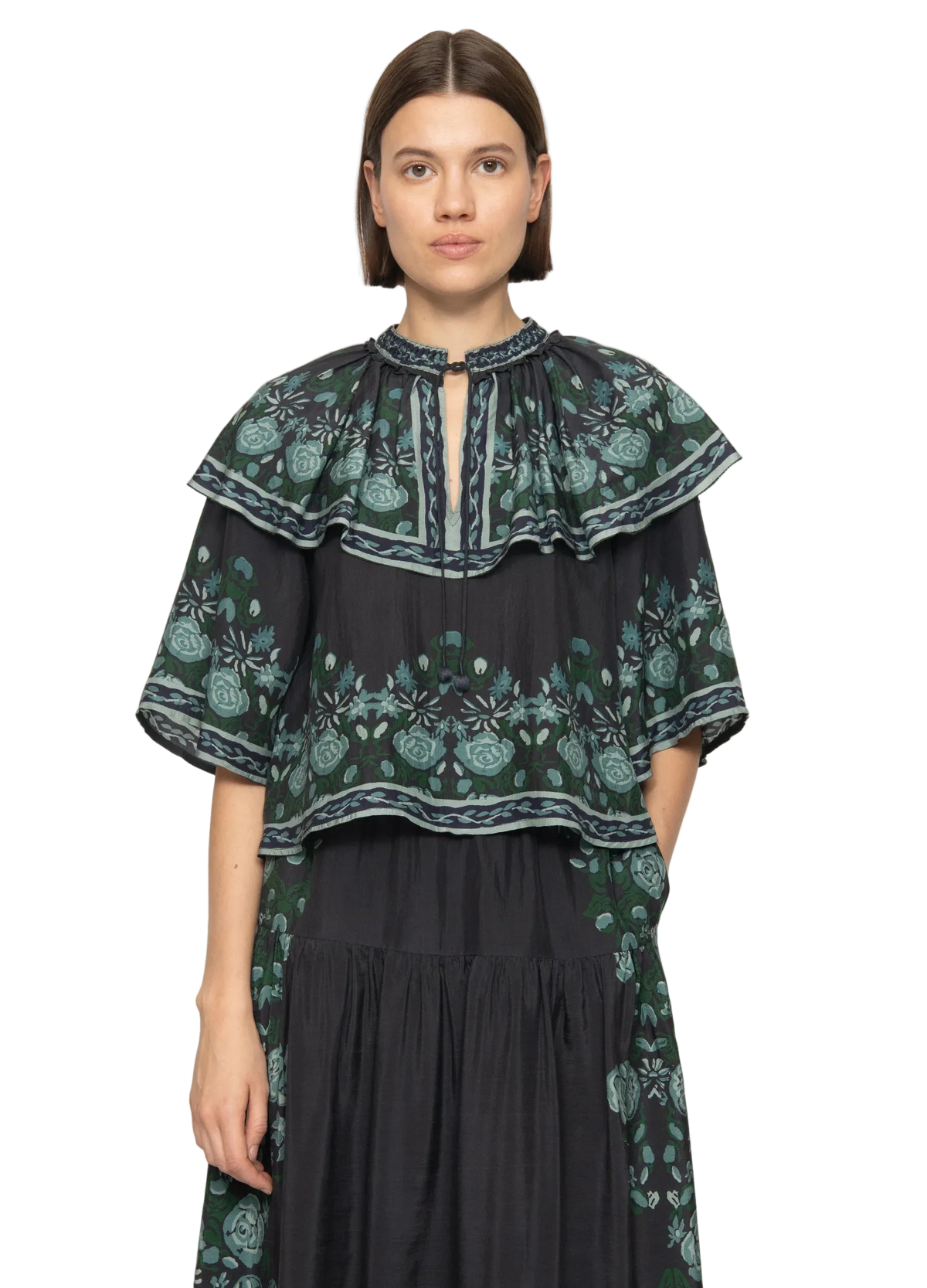 Sea Tulla Print S/SLV Top
