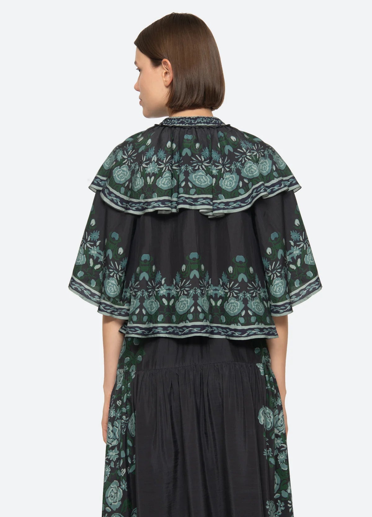 Sea Tulla Print S/SLV Top