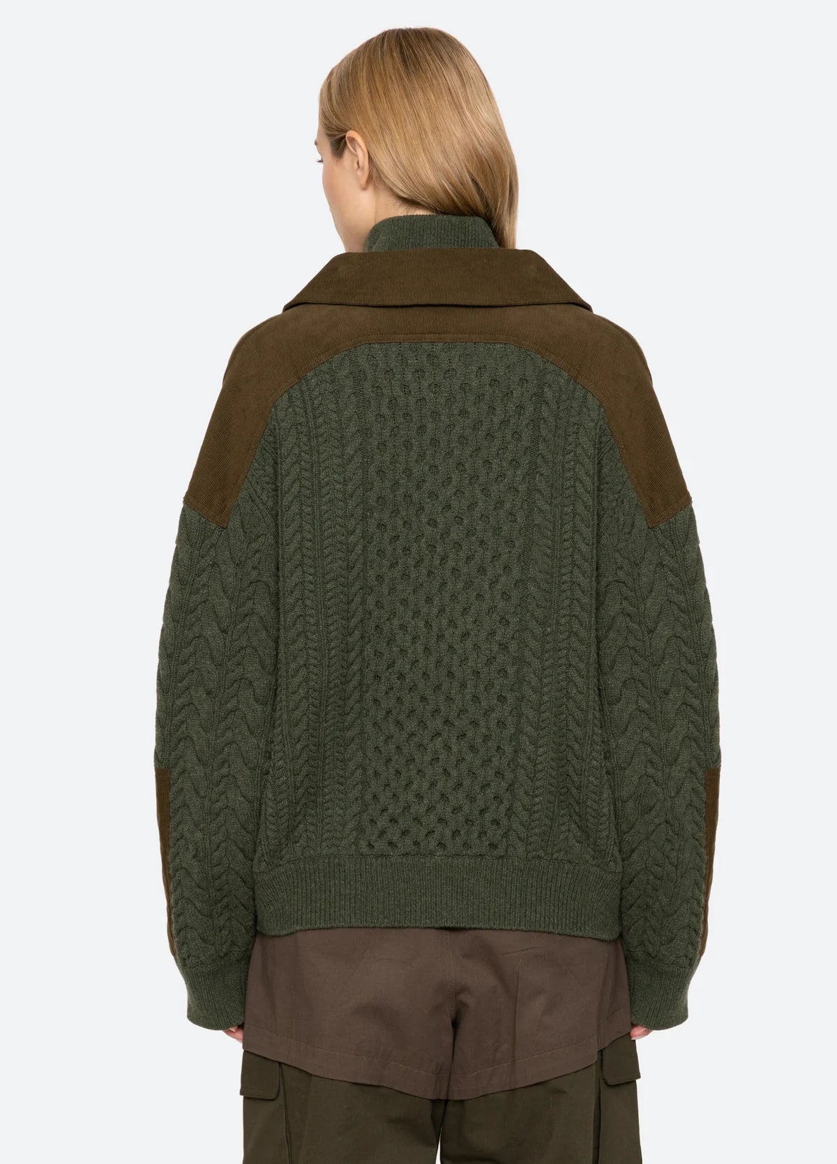 Sea Allen Cable Half Zip Sweater