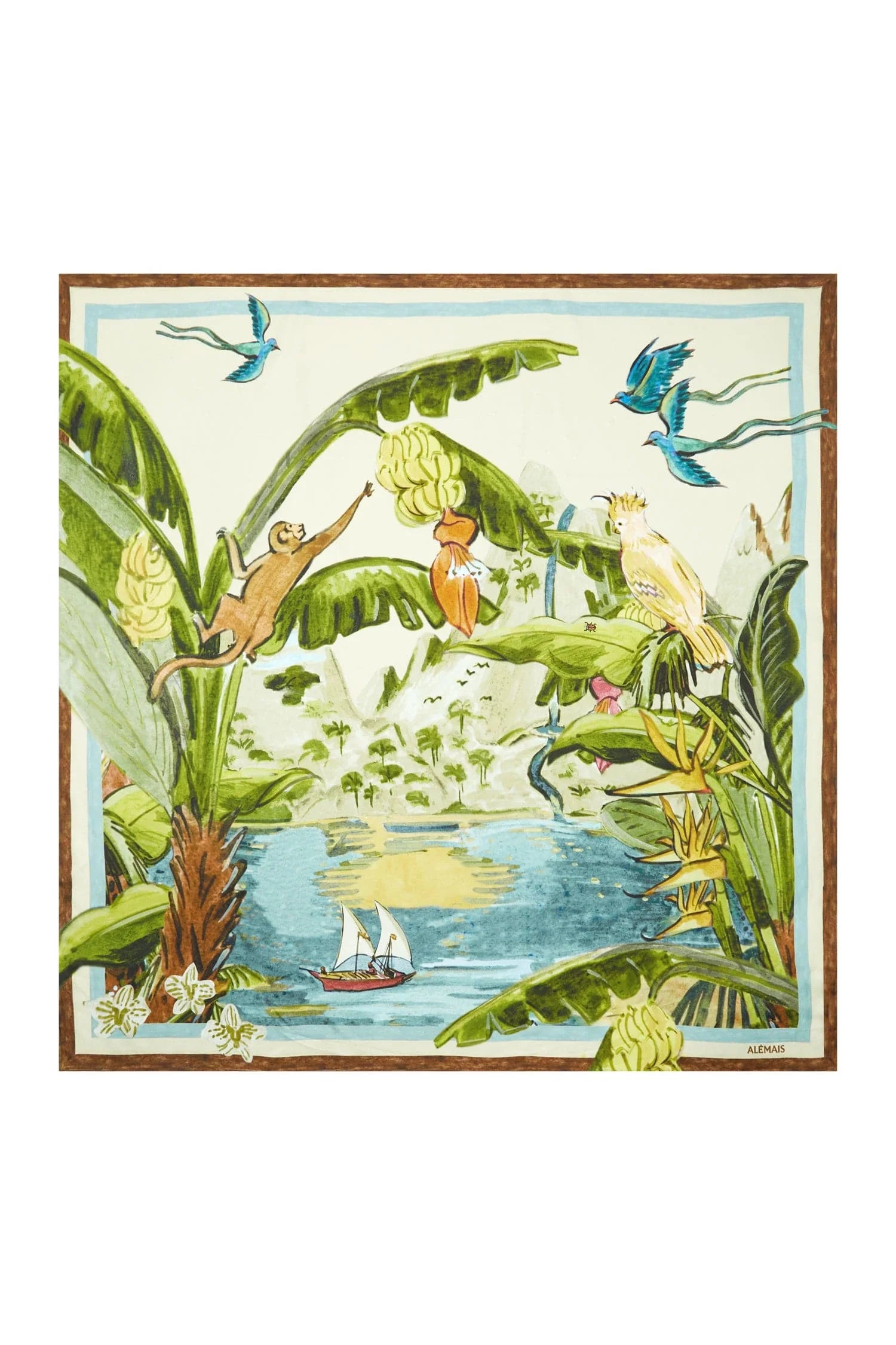 Alemais Toucan Tango Silk Scarf