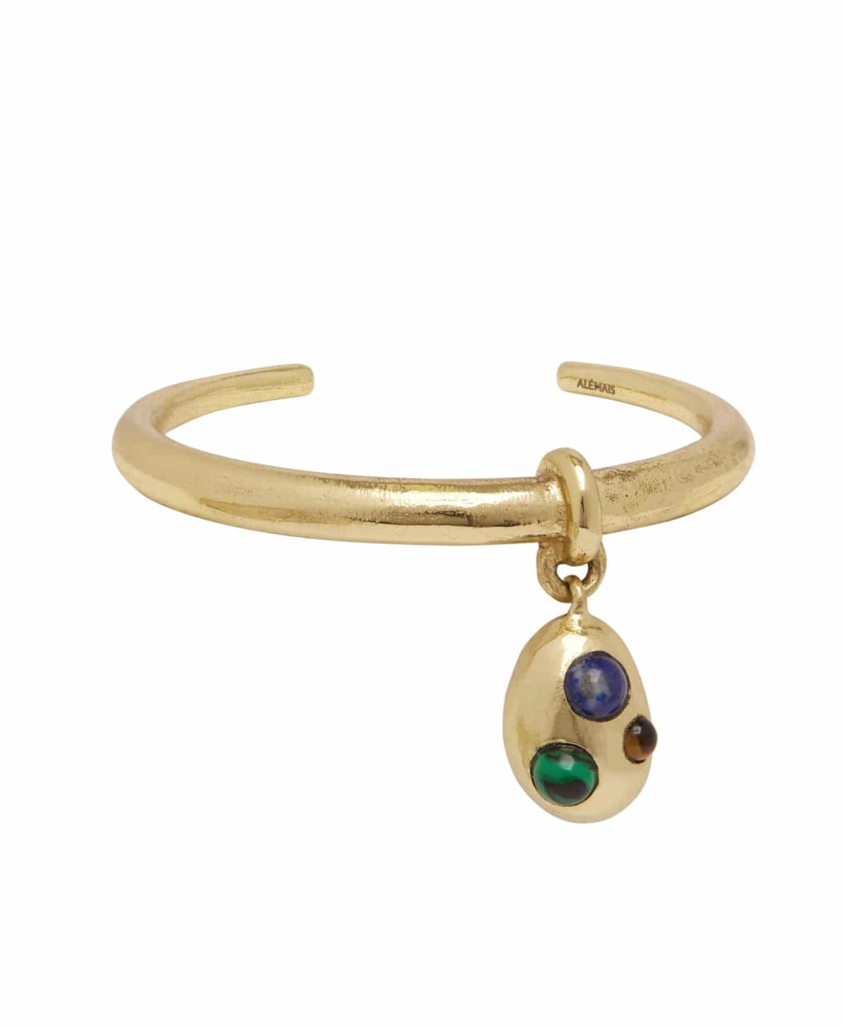 Alemais Jem Rainbow Stone Egg Drop Bangle