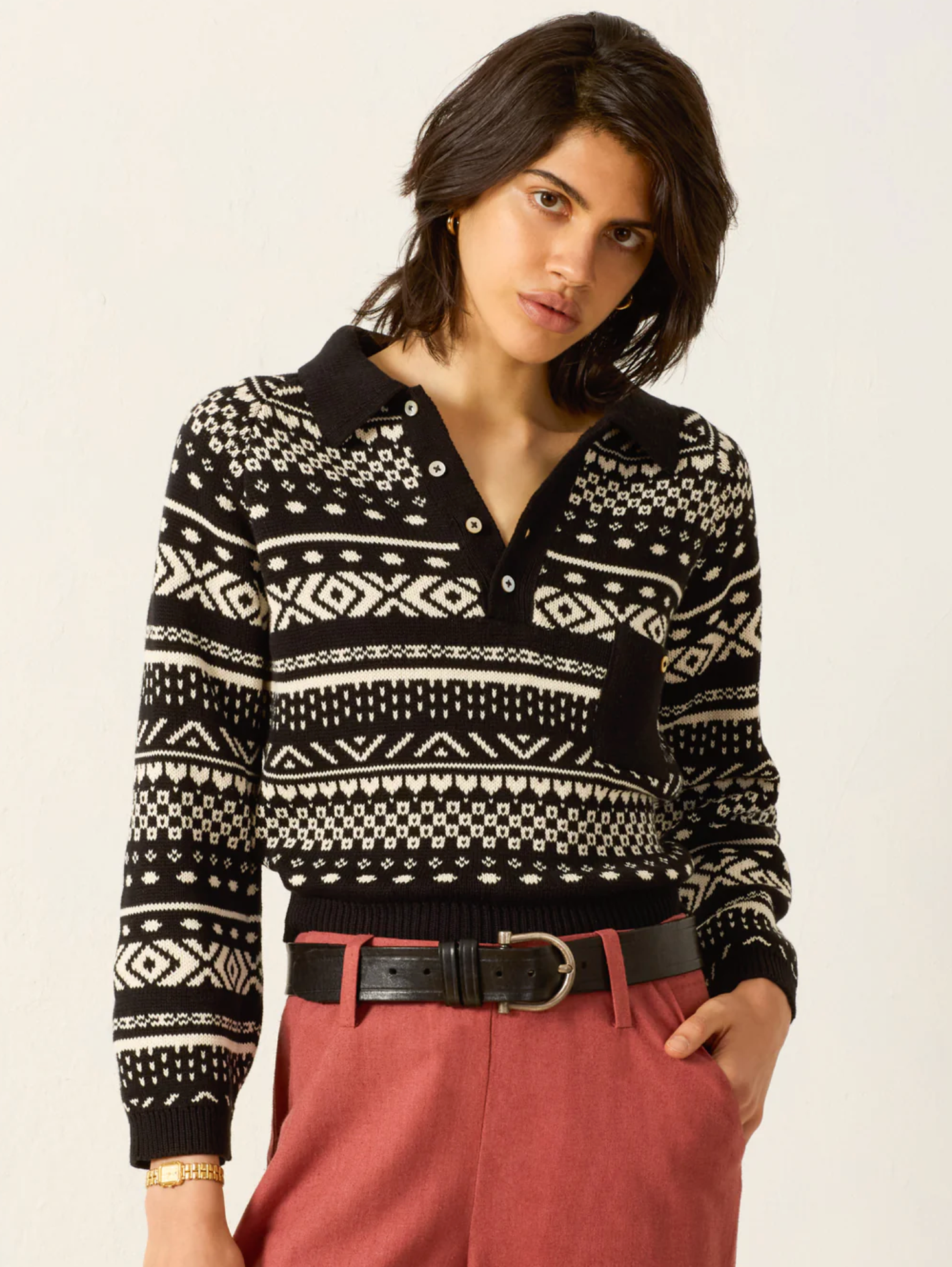 Alix of Bohemia Liza Black Marble Top