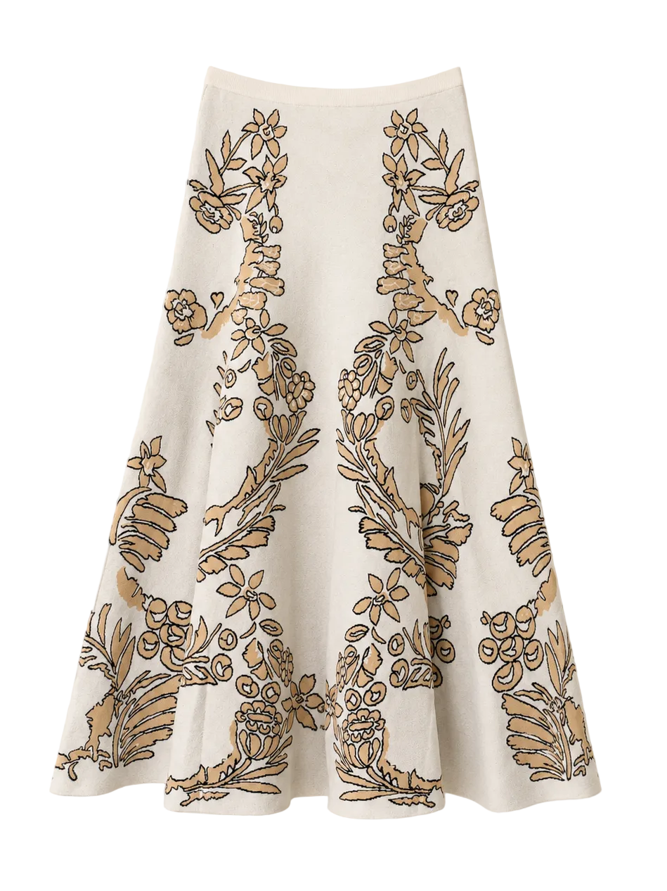 Ulla Johnson Athena Jacquard Skirt