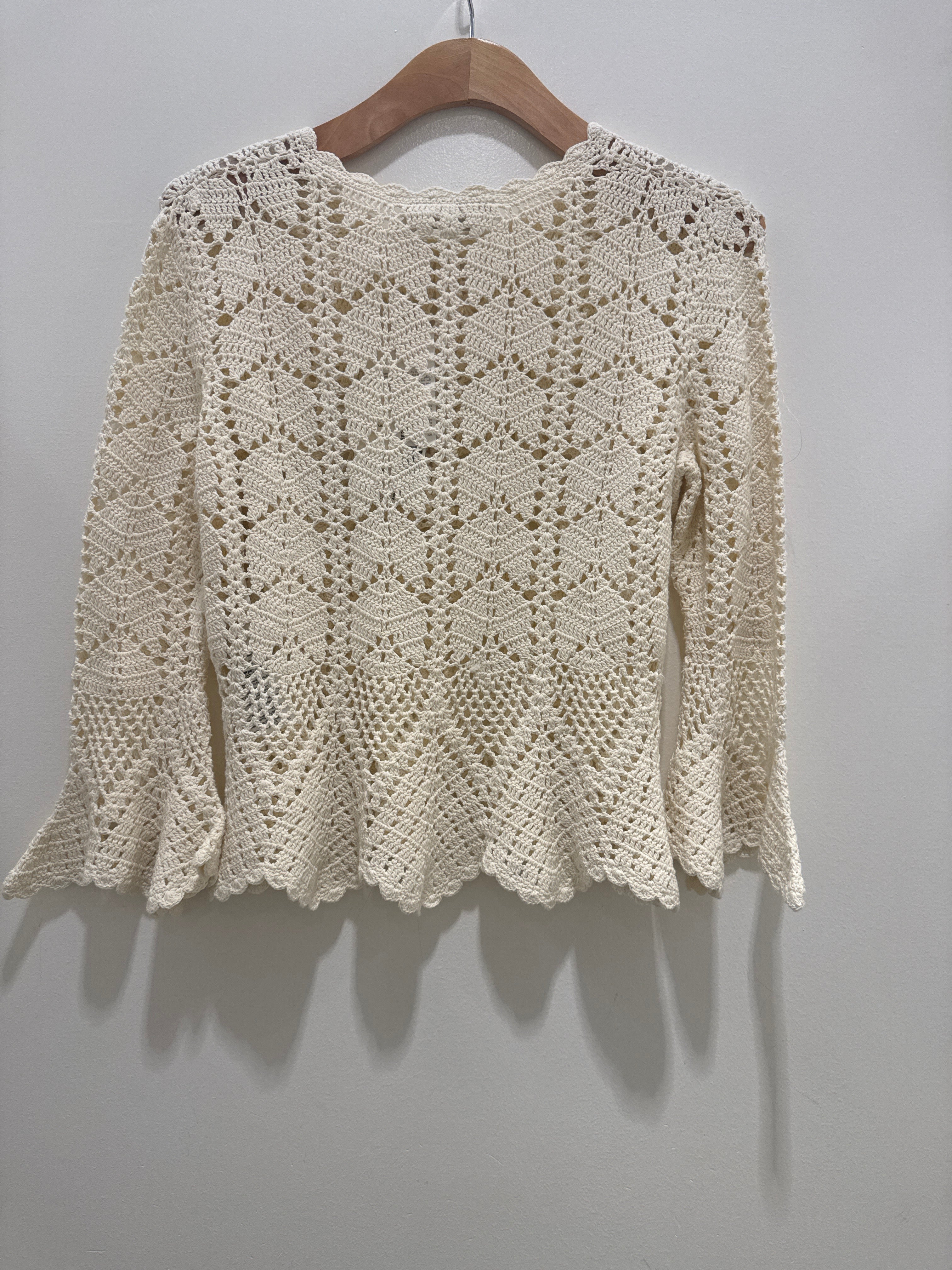 Zimmermann Awaken Lace Crochet Top