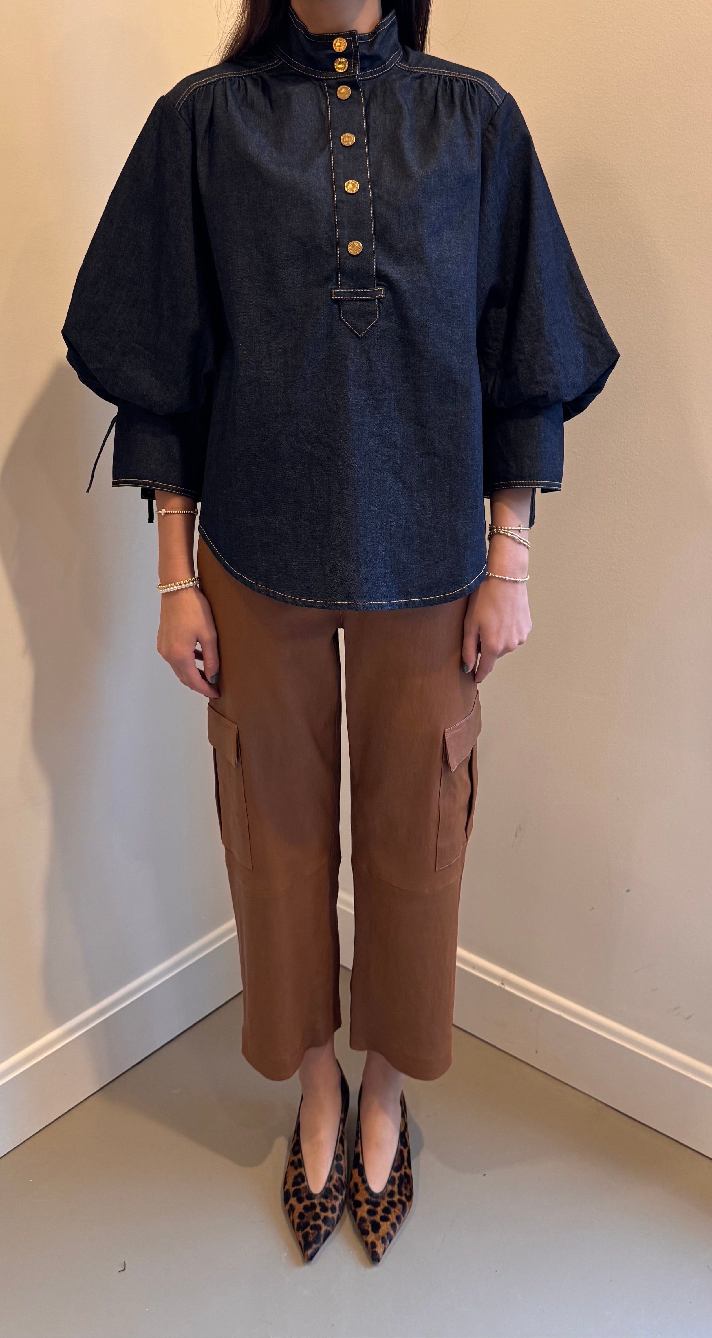 Zimmermann Denim Billow Shirt