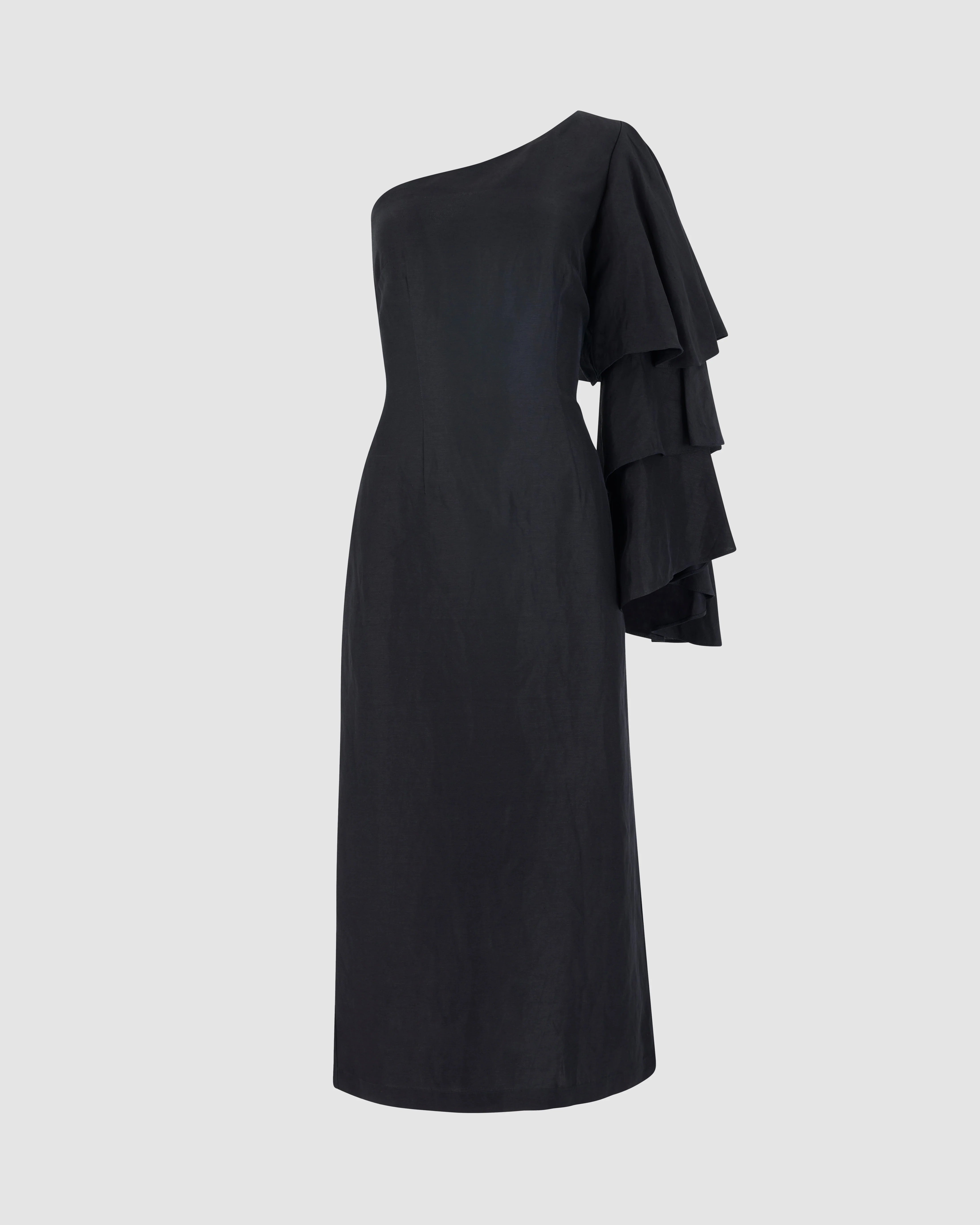 Rosie Assoulin Bidi Bidi Bom Bom Tea Length Dress