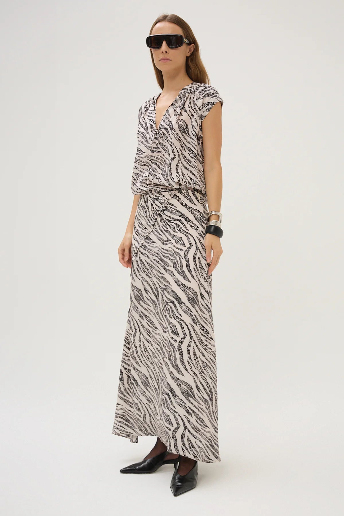Maria Cher Bowie Mara Midi Skirt