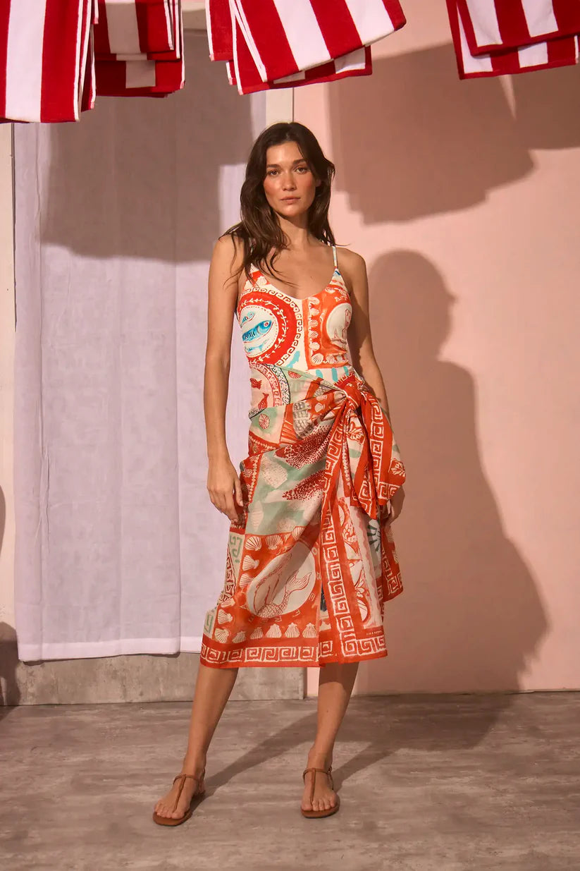 Hunter Bell Sarong Cover Up