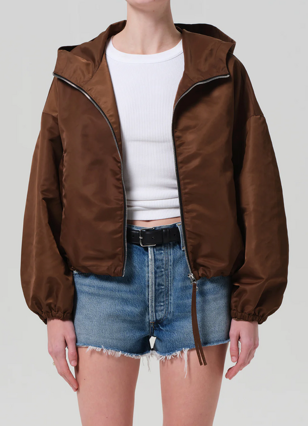 Citizens of Humanity Croppe Nylon Windbreaker
