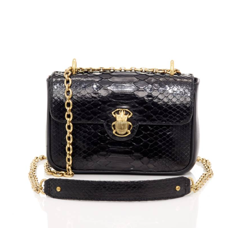 Claris Virot Ava Python Bag