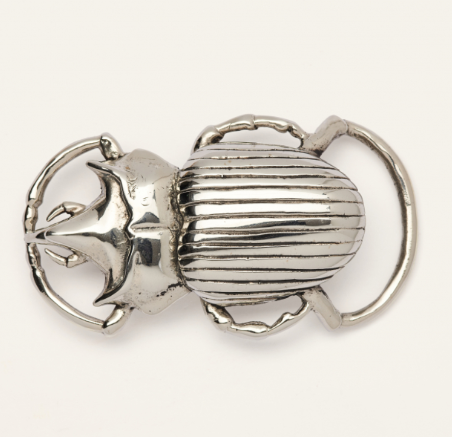 Claris Virot Beetle Buckle Silver