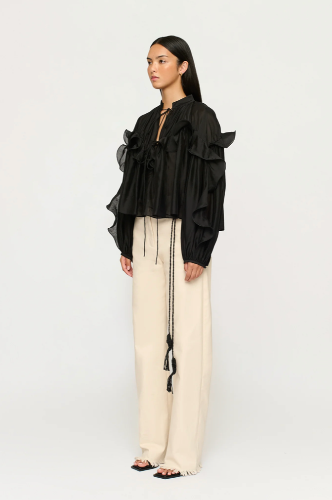 Clea Aprile Flounce Shirt
