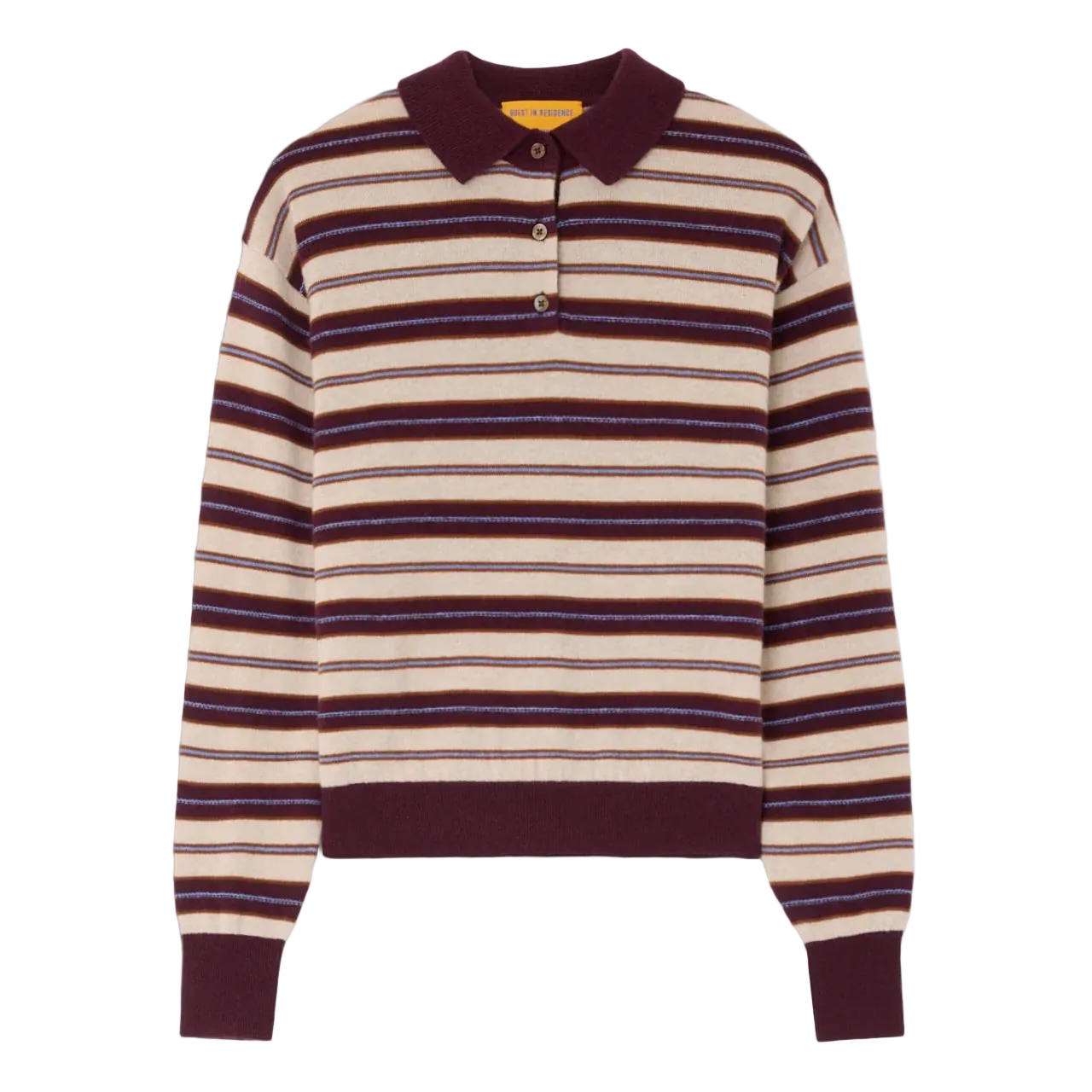 Guest In Residence Collegiate Stripe Polo