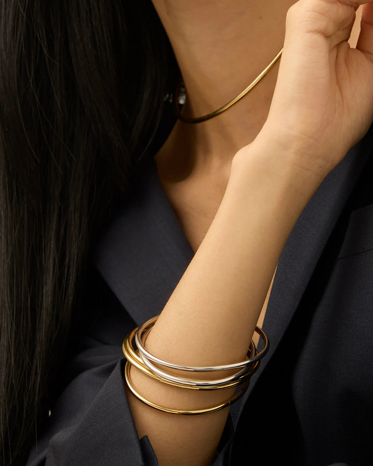 Jenny Bird Dane Bangle Set - Medium