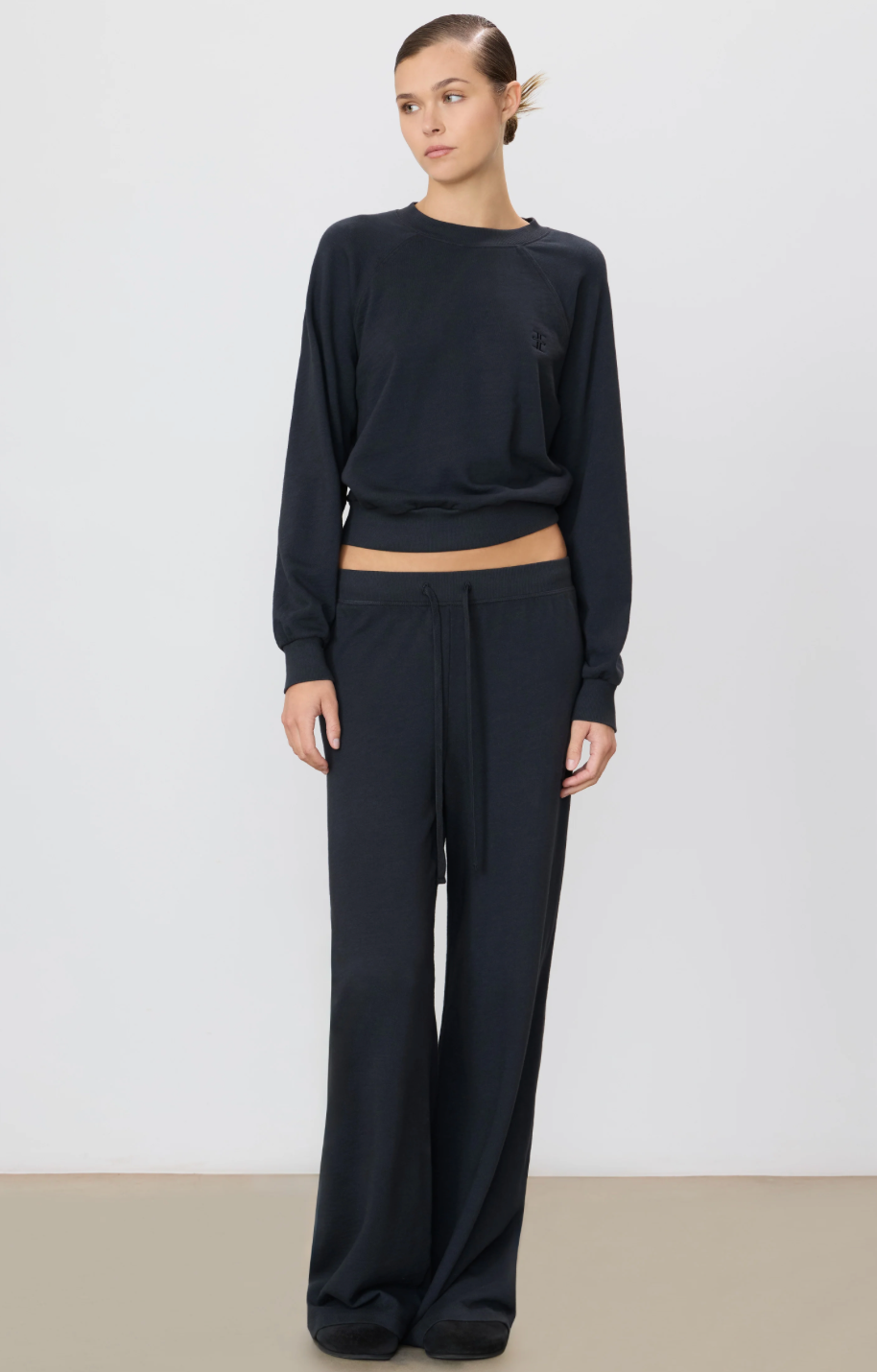 Eterne Drawstring Wide Leg Sweatpant