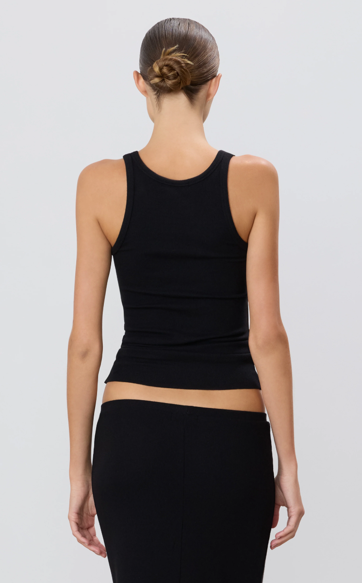 Eterne High Neck Fitted Tank