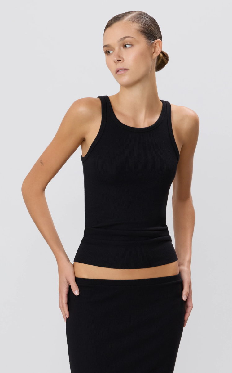Eterne High Neck Fitted Tank