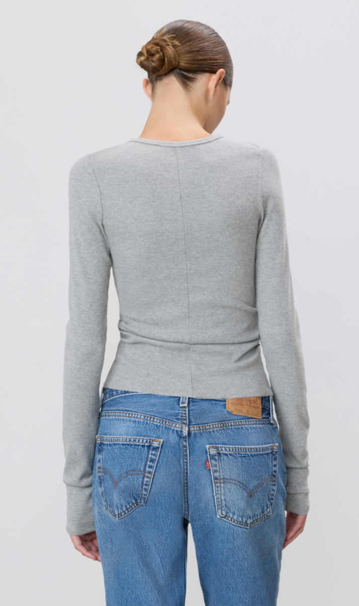 Eterne Long Sleeve Fitted Top