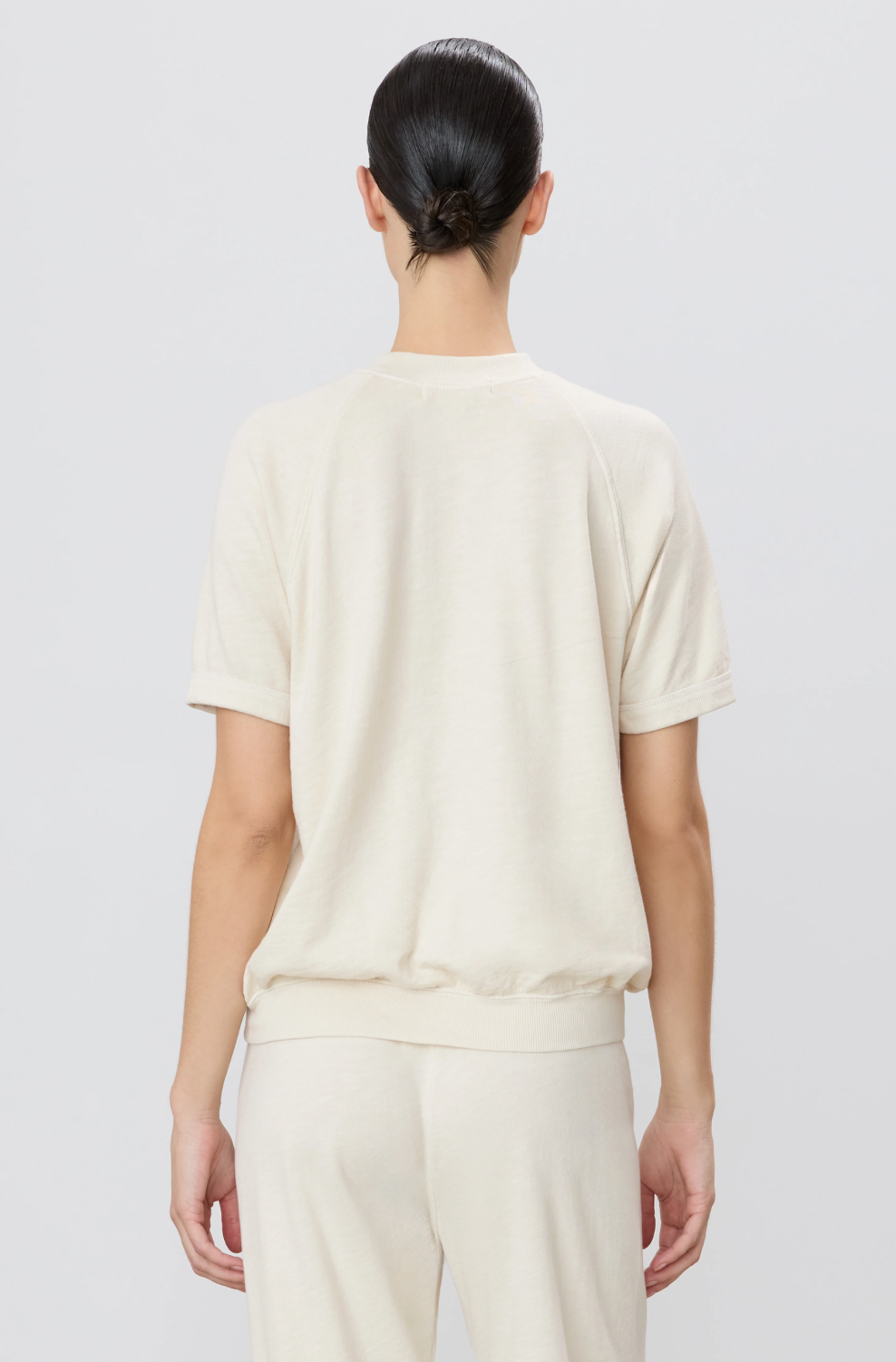 Eterne Short Sleeve Raglan Sweatshirt