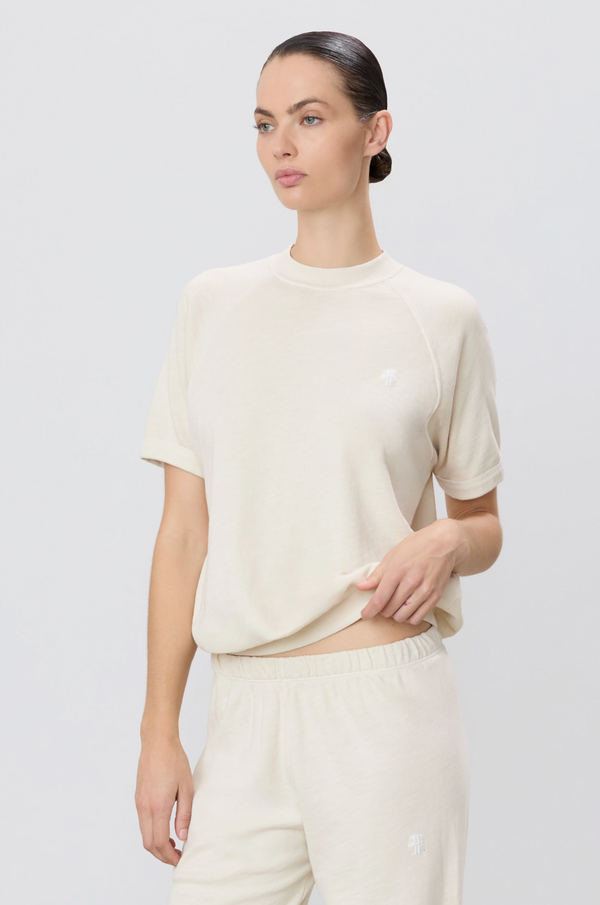 Eterne Short Sleeve Raglan Sweatshirt