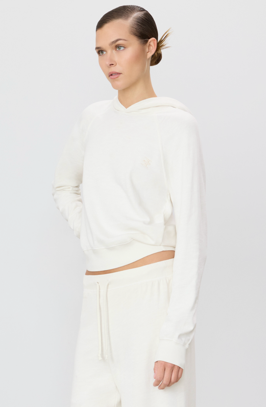 Eterne Shrunken Hoodie Sweatshirt