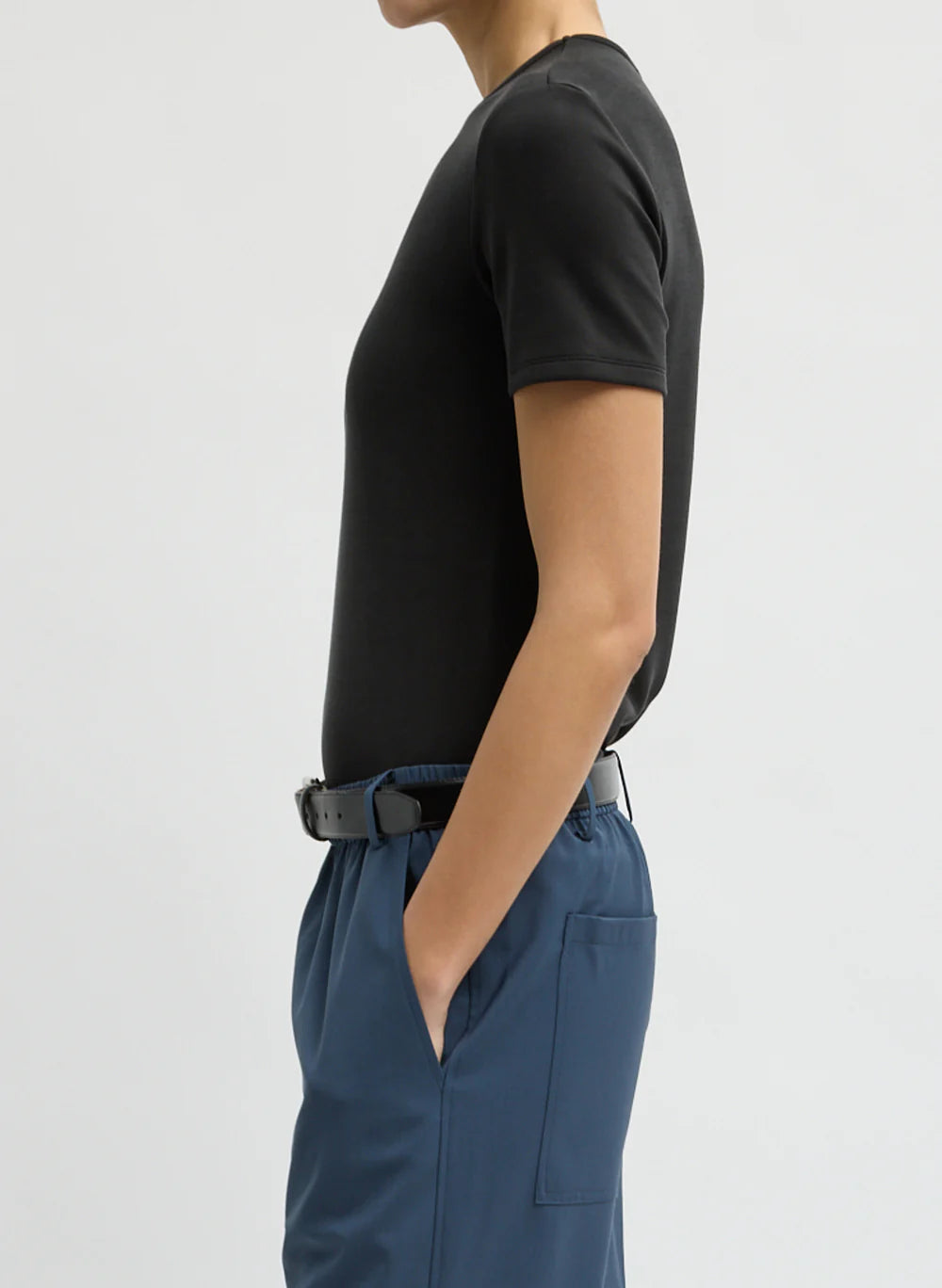 Tibi Feather Weight Neoprene Short Sleeve