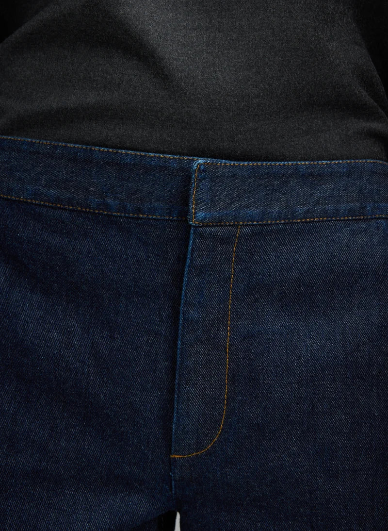 Tibi Indigo Denim Pant Trouser Jean Regular