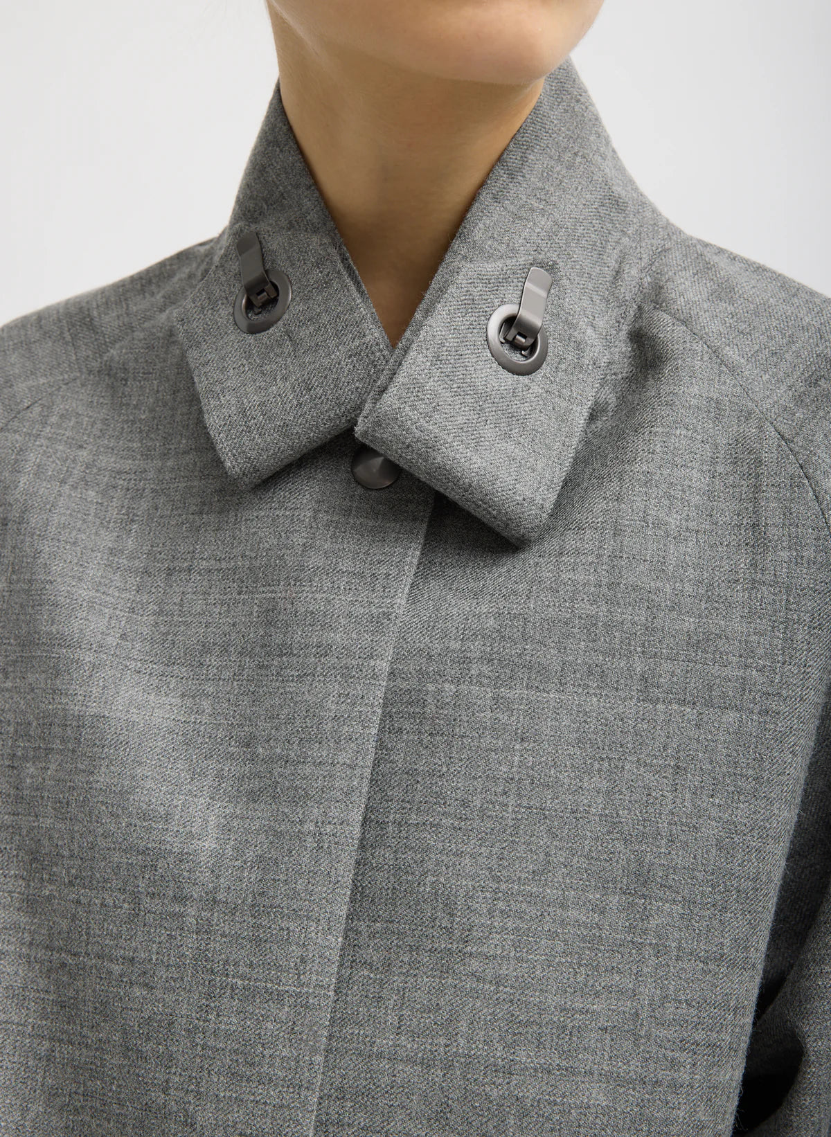 Tibi Techy Bonded Wool Olivier Blazer