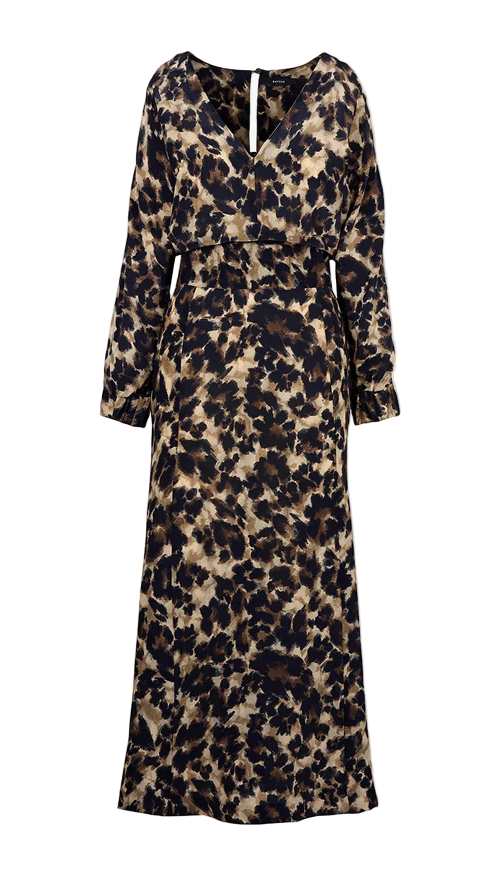 Smythe V-Neck Flounce Dress