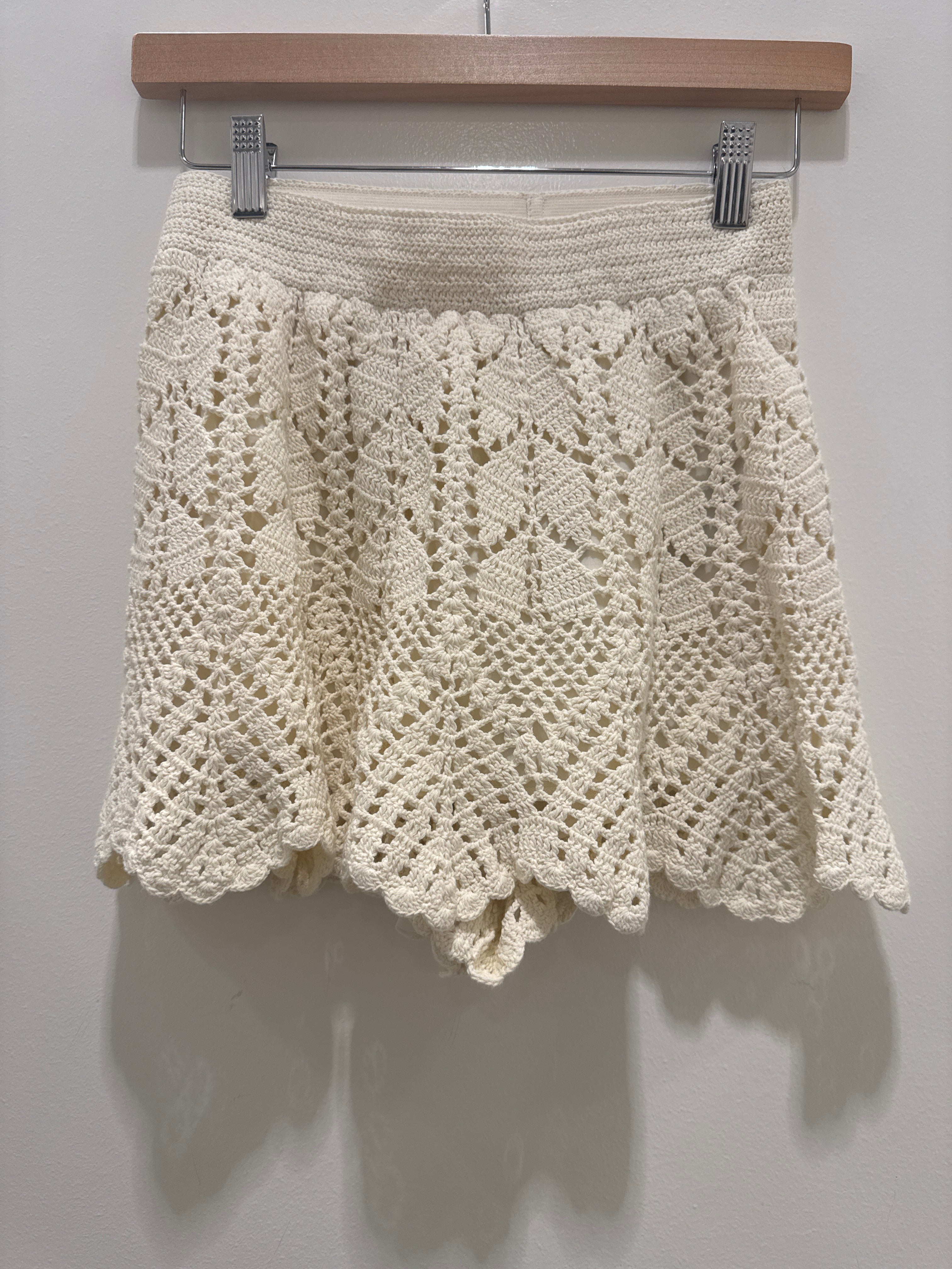 Zimmermann Awaken Lace Crochet Short