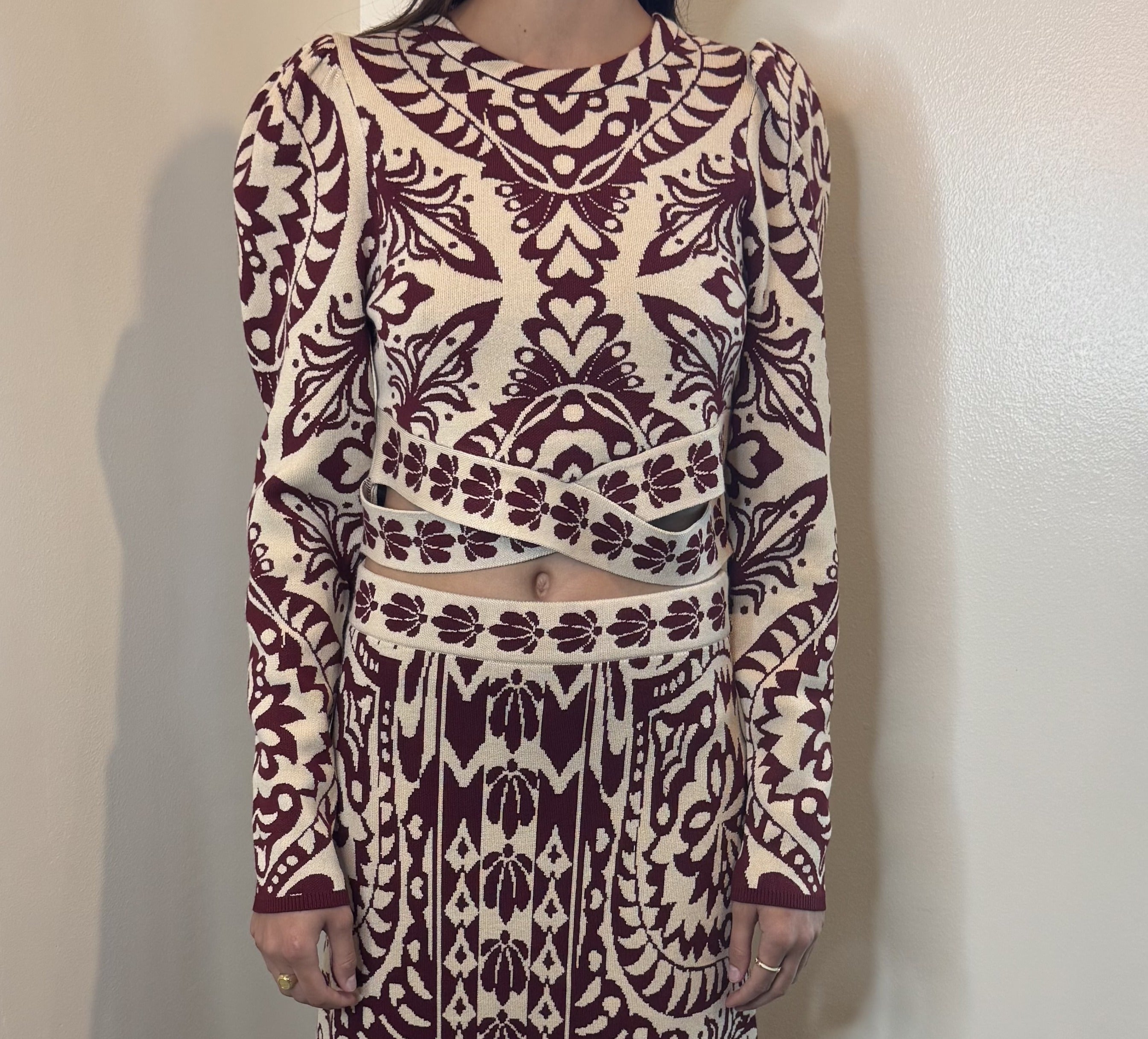 Farm Rio Pineapple Love Knit Top