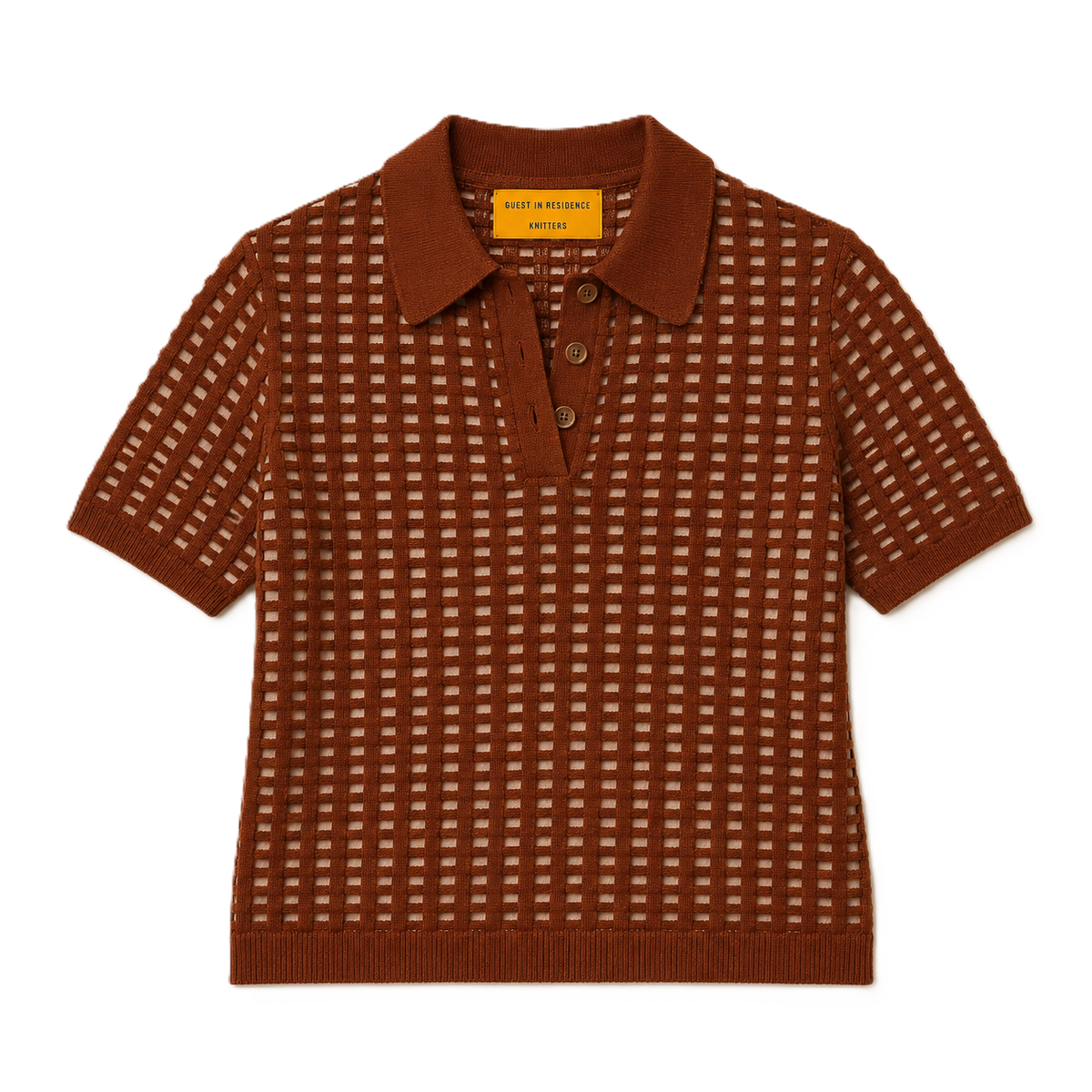 Guest In Residence Shrunken Waffle Polo