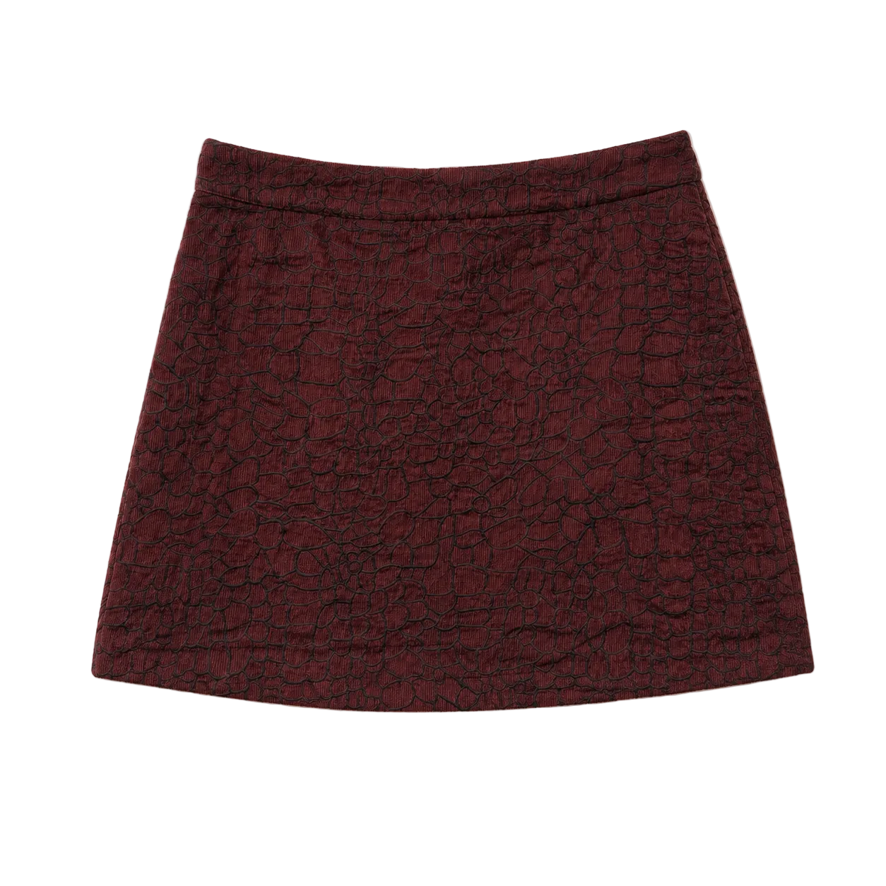 Alix of Bohemia Tessa Auburn Crocodile Skirt
