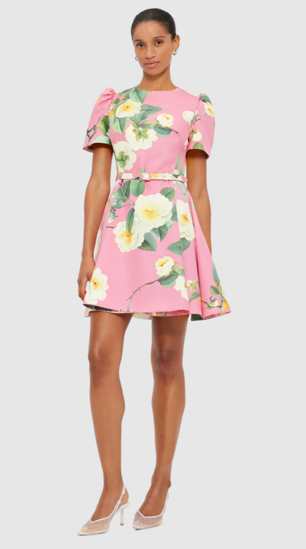 Leo Lin Elyse Short Sleeve Mini Dress