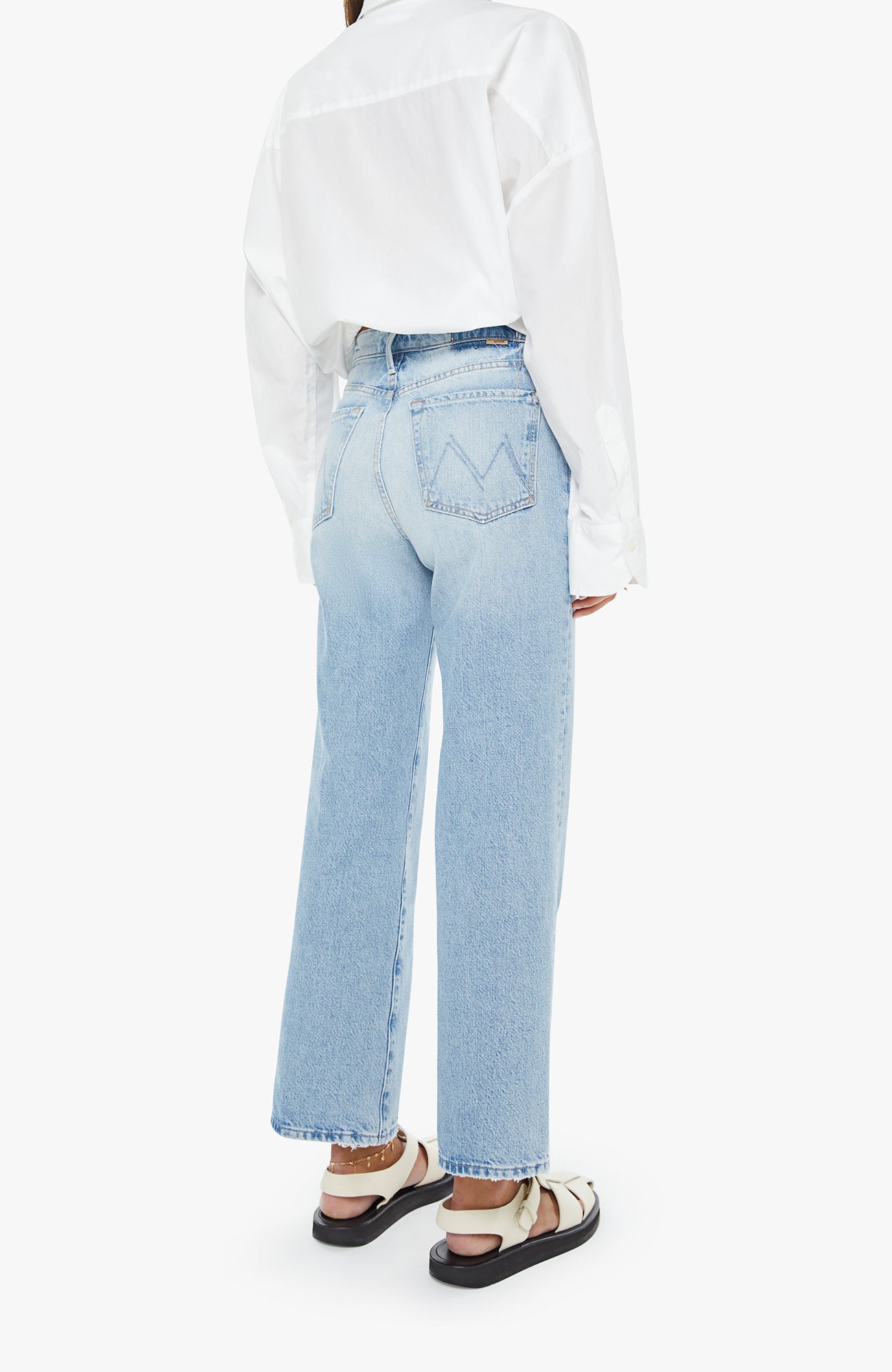 Mother Denim The Rambler Zip Flood