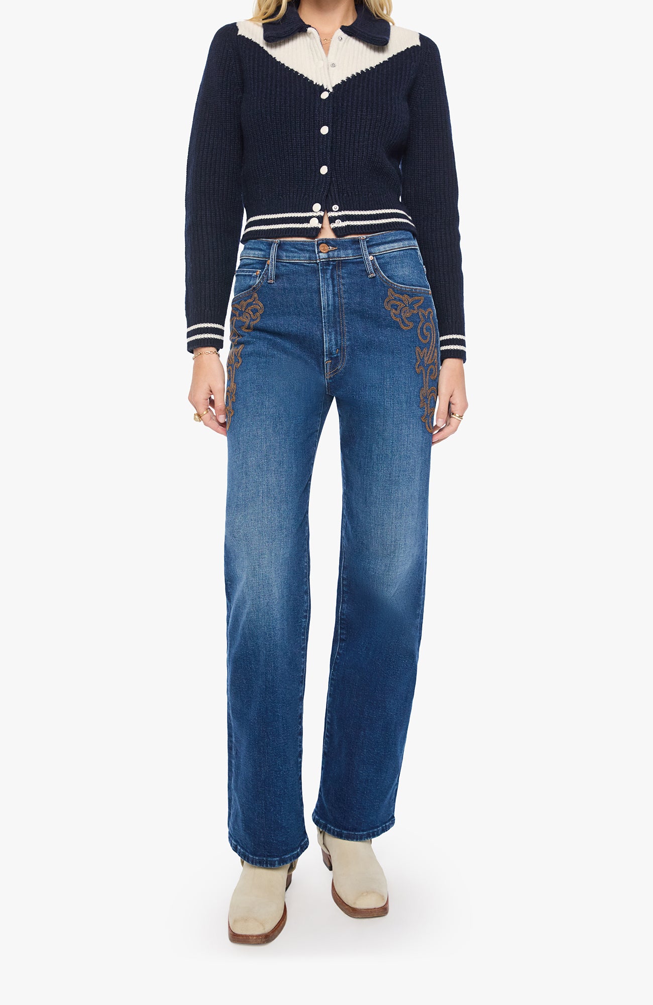Mother The Baby Raquette Cardigan