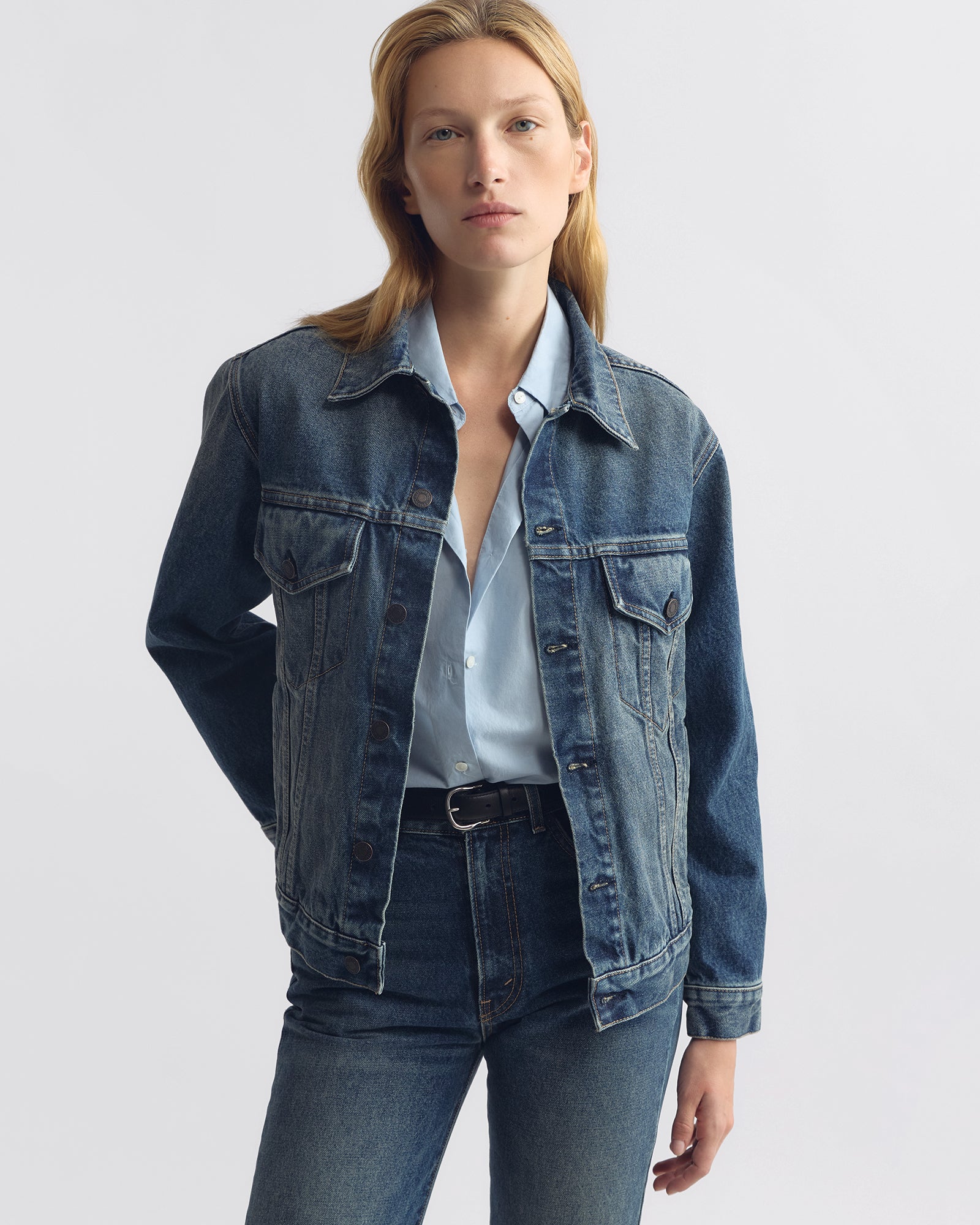 Nili Lotan Marian Denim Jacket