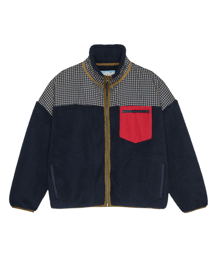 The Great Print-mix Plush Terrain Full Zip