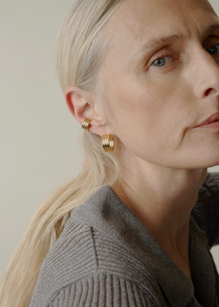 Otiumberg Stratis Gold Hoops