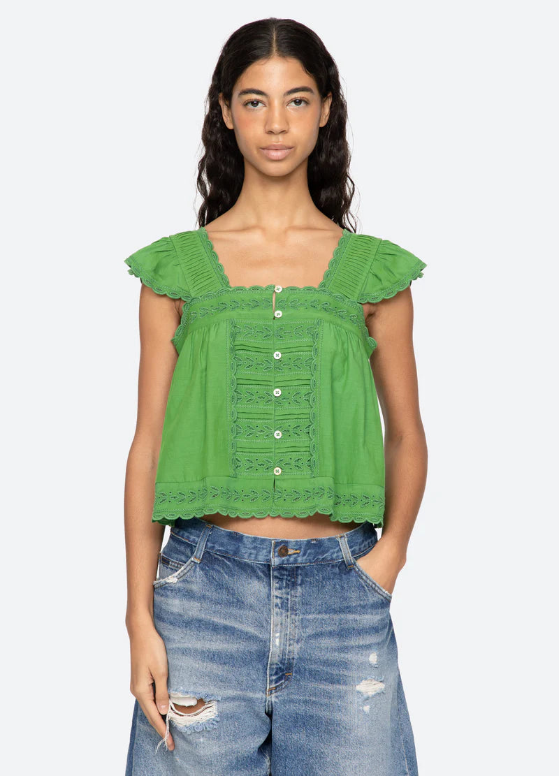 Sea Eliza Flutter Sleeve Top