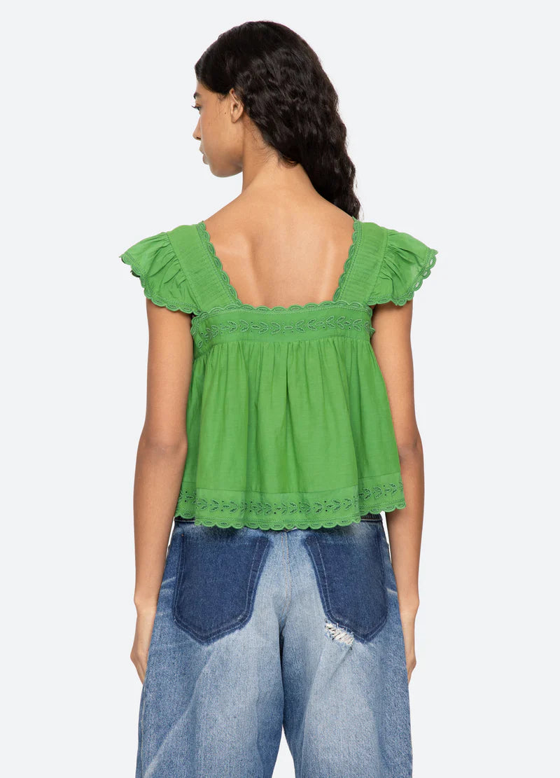 Sea Eliza Flutter Sleeve Top