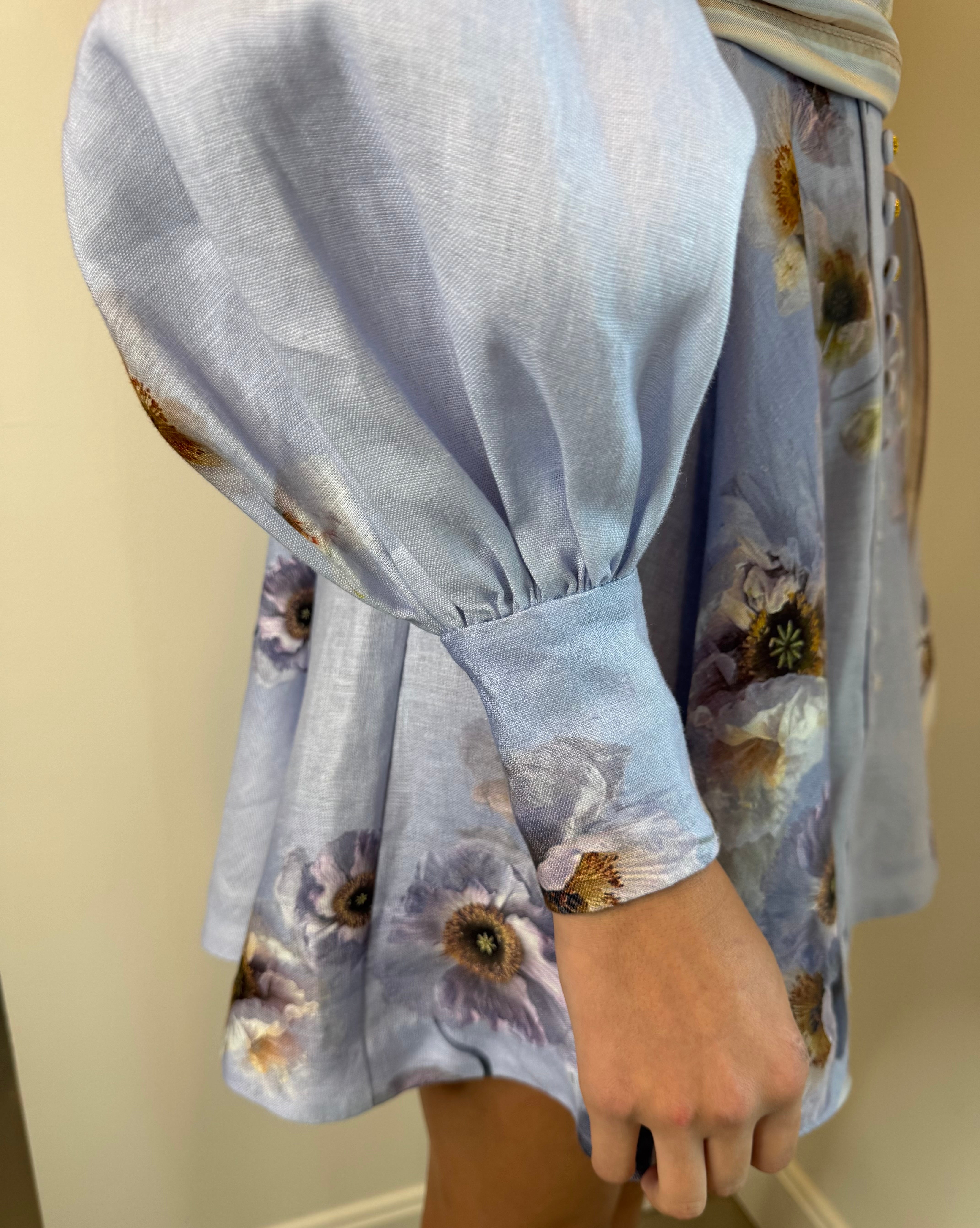 Zimmermann Hypnotic Buttoned Mini Dress
