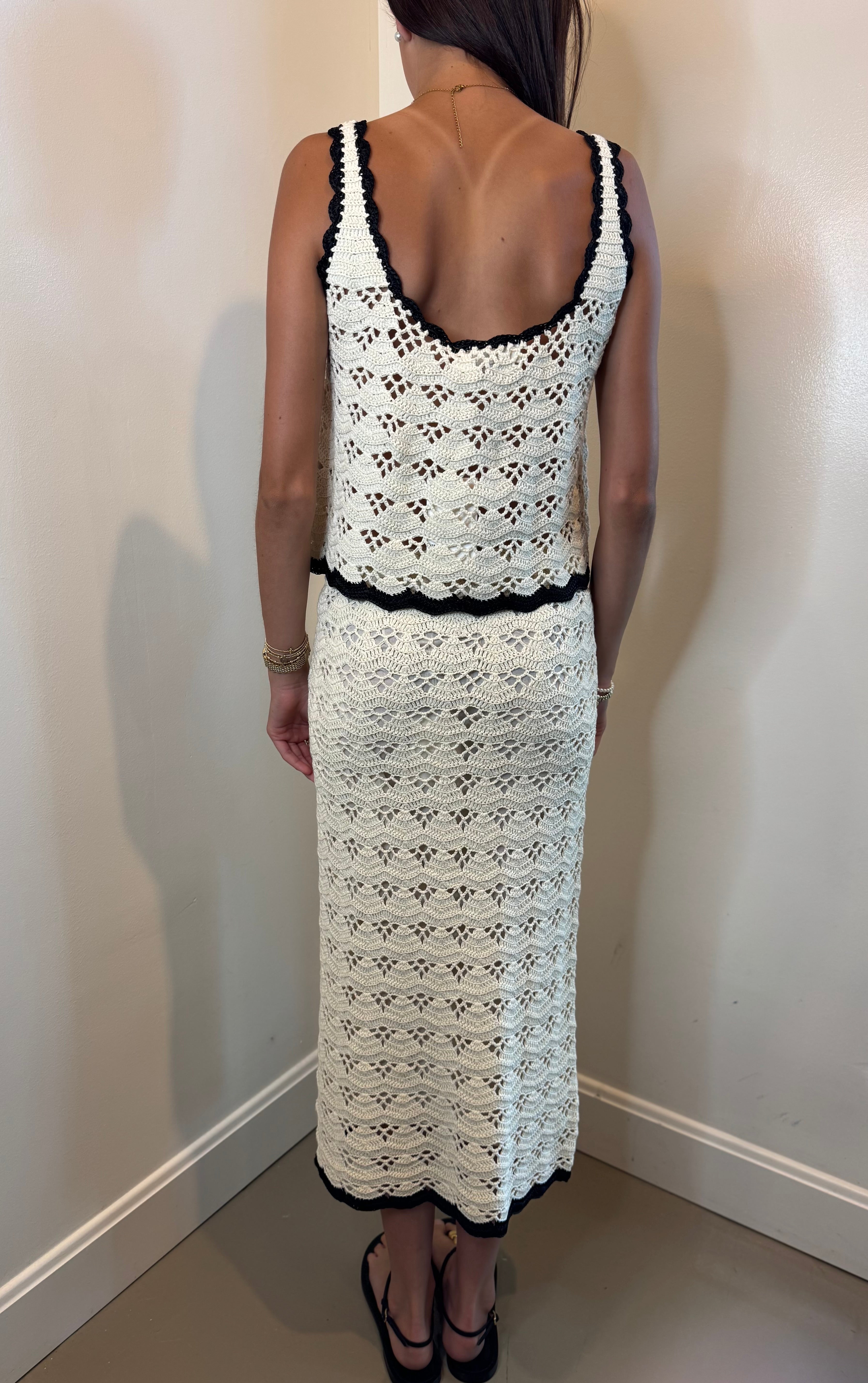 Zimmermann Rhiannon Crochet Skirt