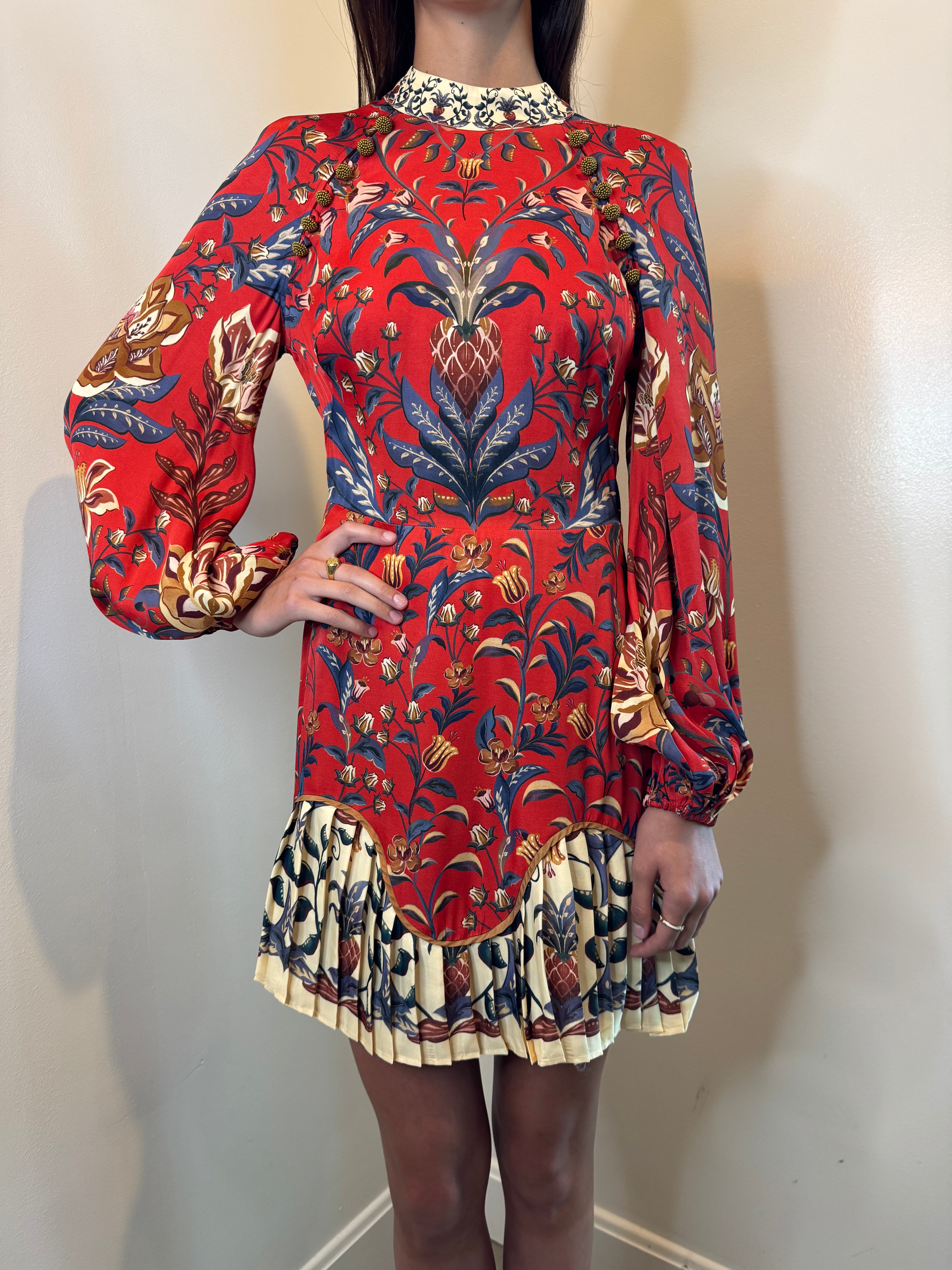 Farm Rio Winter Breeze Mini Dress