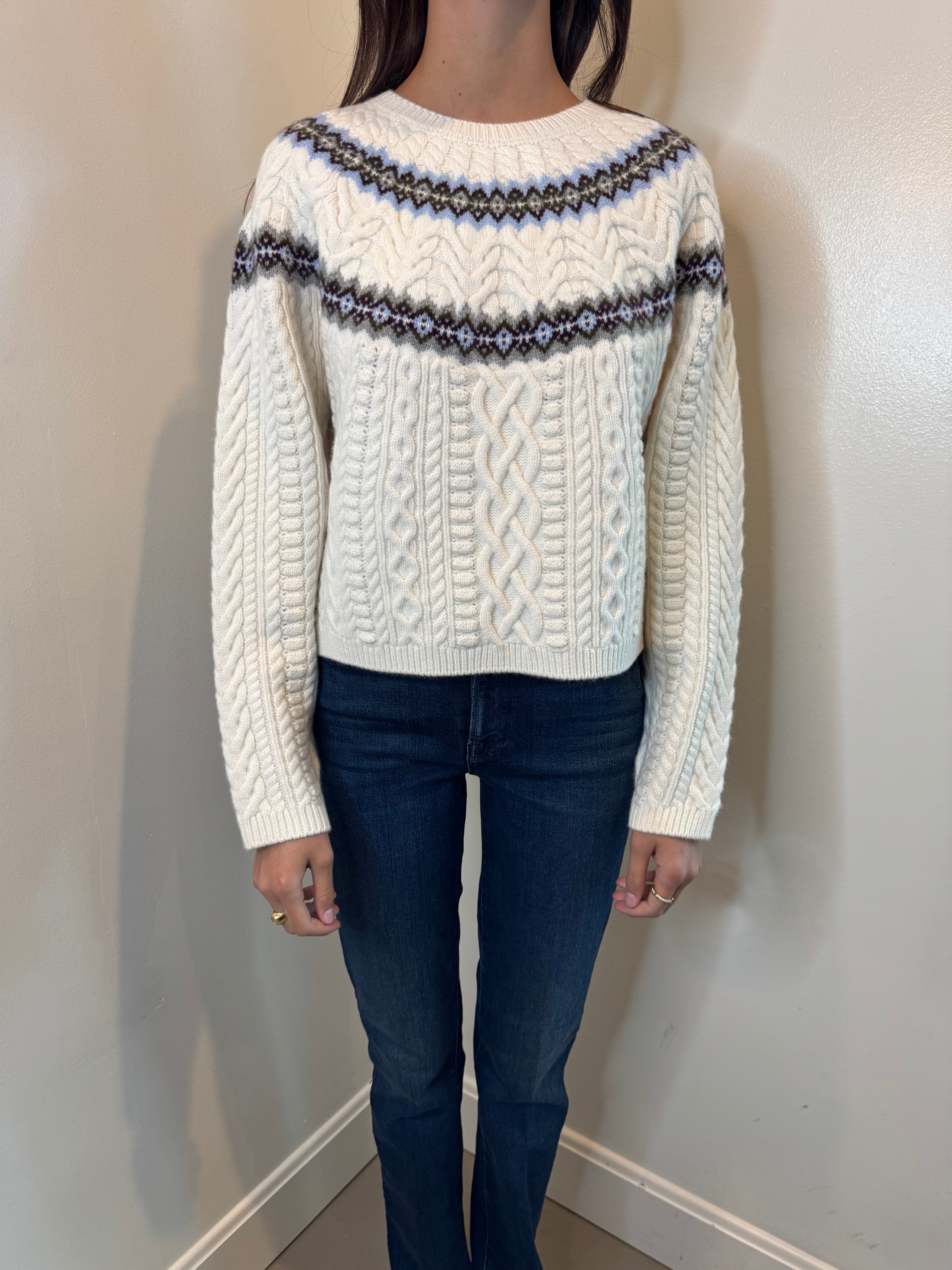Saint Art Ainsley Fair Isle Sweater